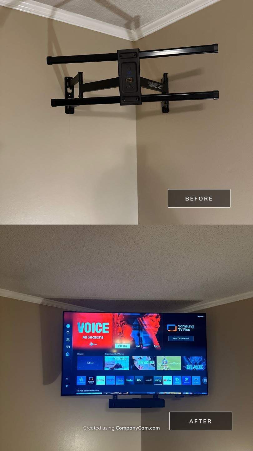 Custom TV Mounting & Specialty Installations by Hangman Mounting & Installation