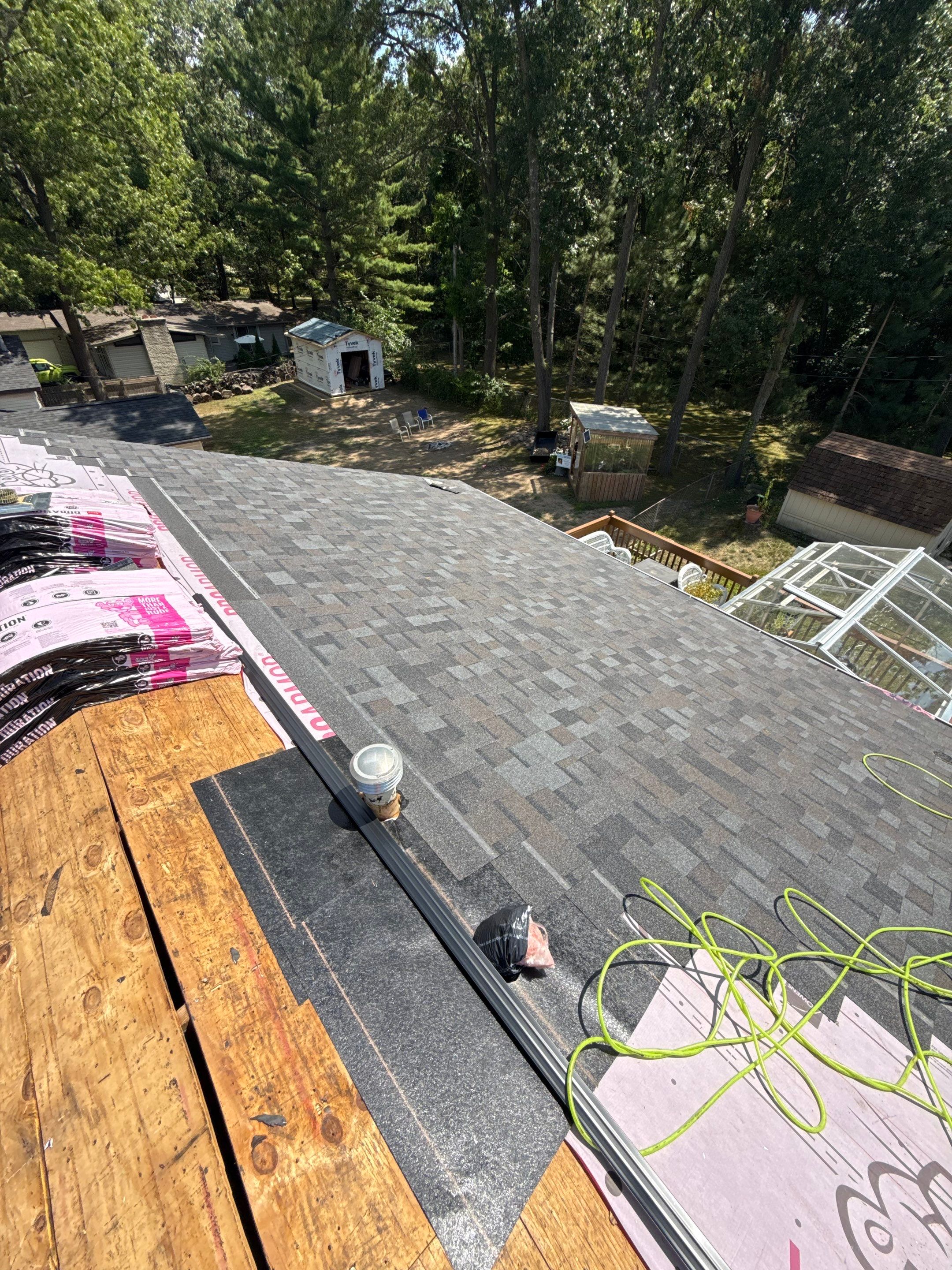 Roof Replacement using Owens Corning Williamsburg Grey by 180 Contractors