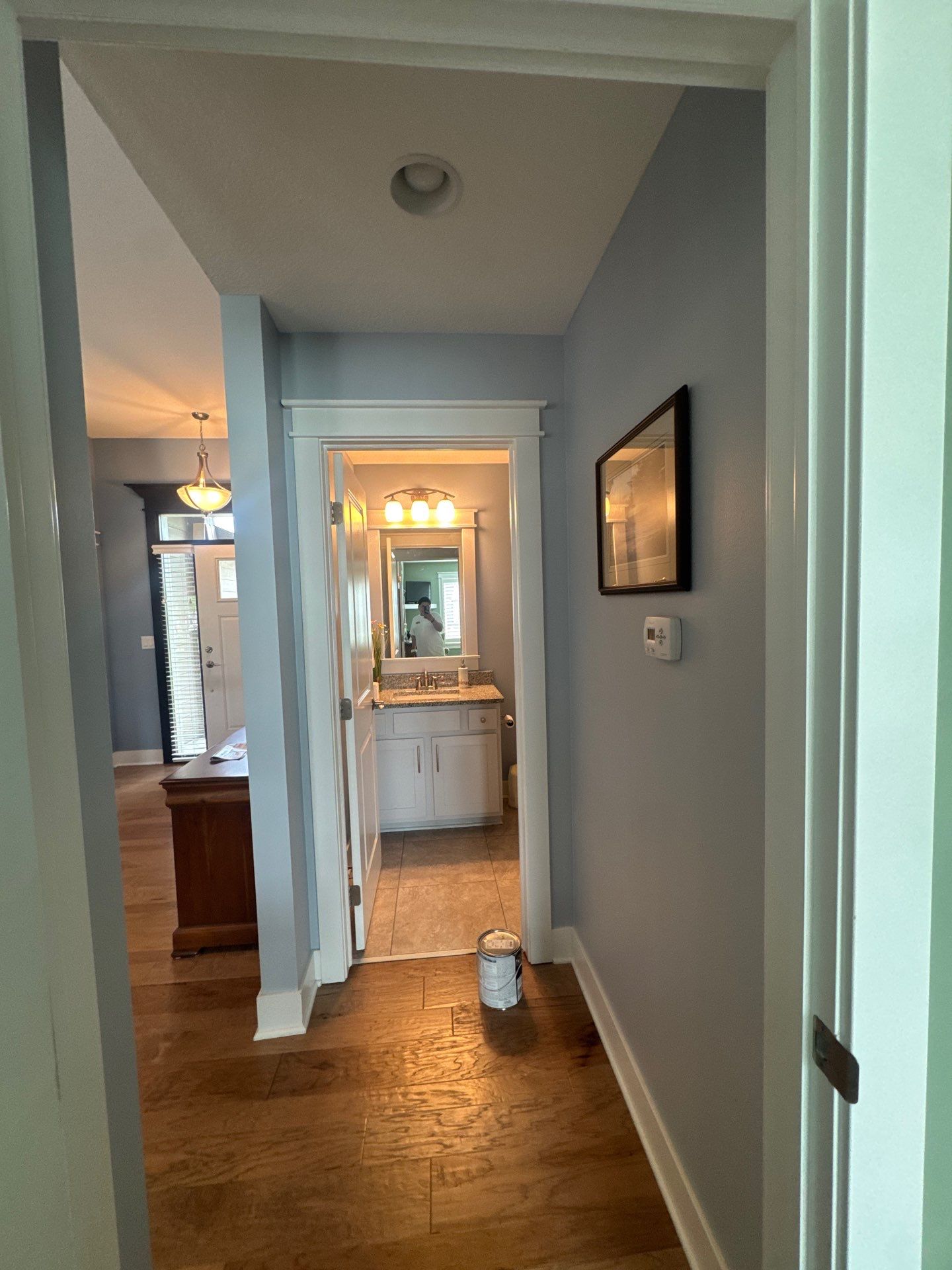 Residential Interior Repaint Color Change on Walls and Cabinets by Midwest Paint LLC