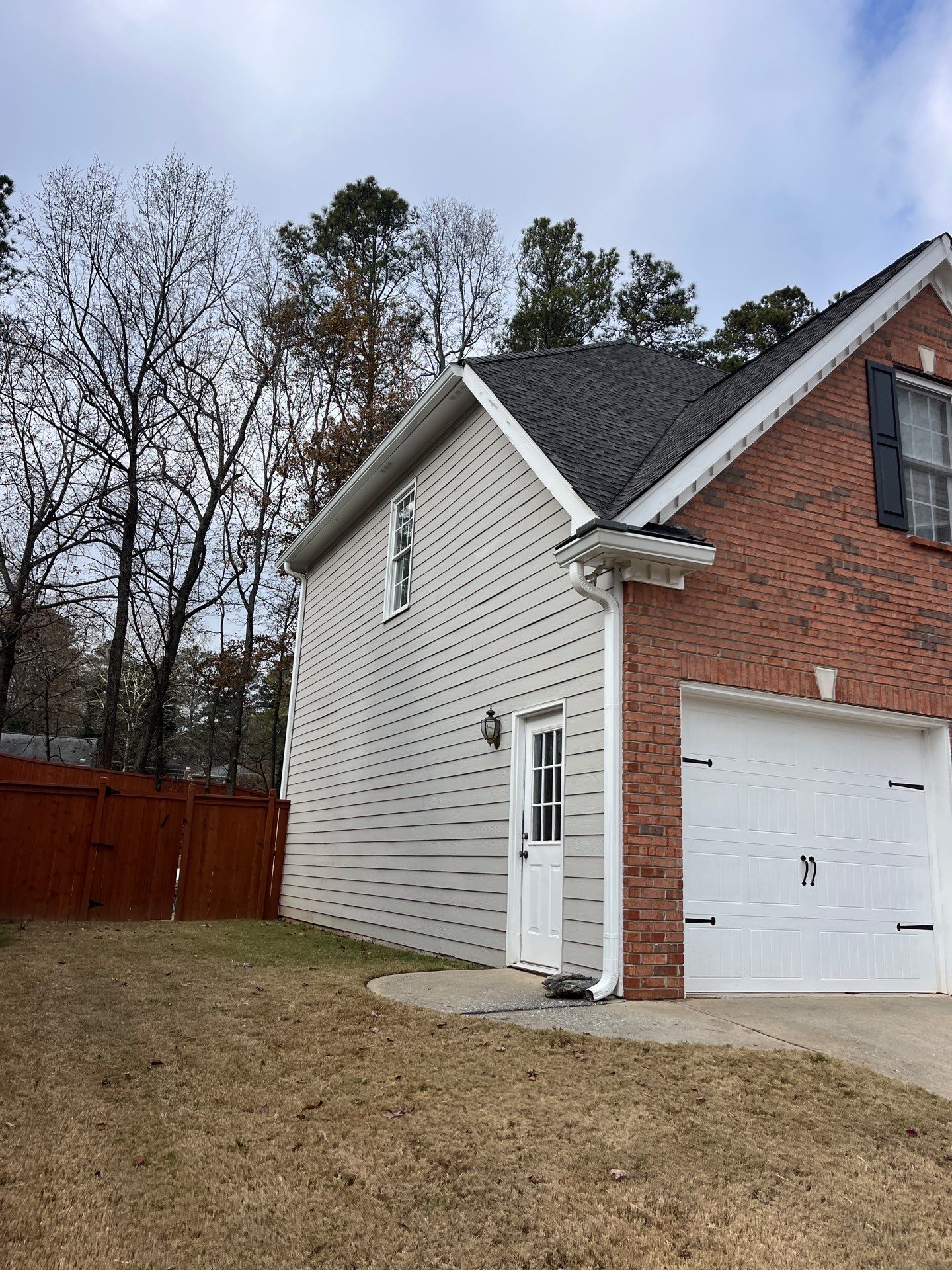 Gutter Replacement with  6" Aluminum Gutters in Marietta, GA by Nelson Exteriors 