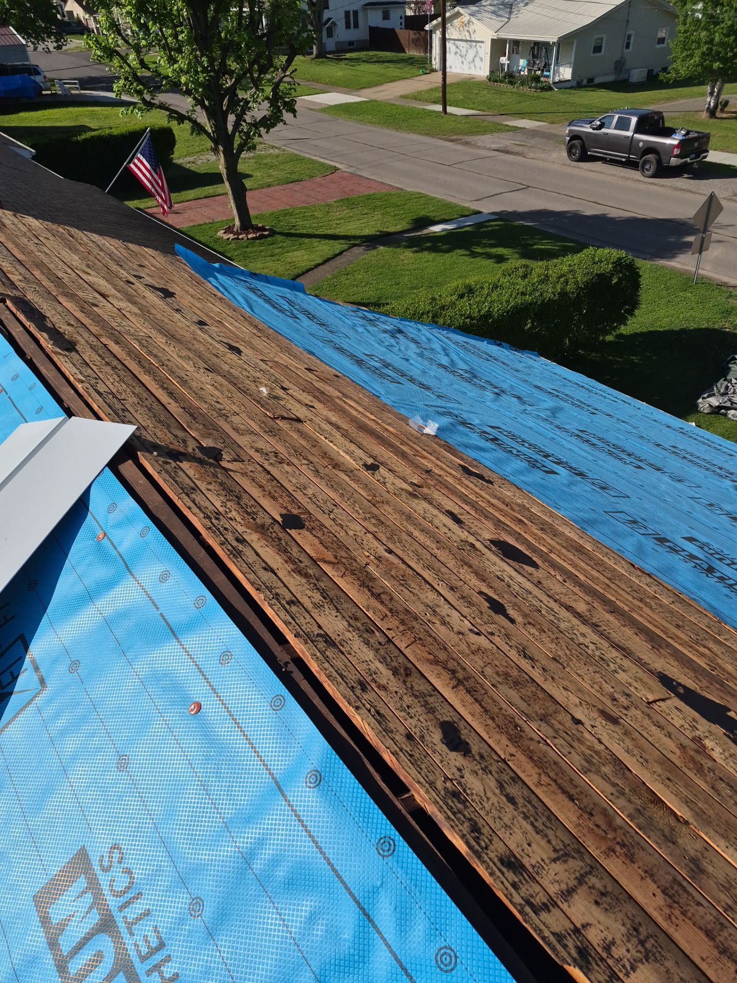 Residential Roofing Installation using Metal by Rainstoppers Roofing