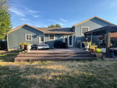 West Jordan | Hardie Lap Siding w/ Brick Accent | Boothbay Blue & Cobble Stone