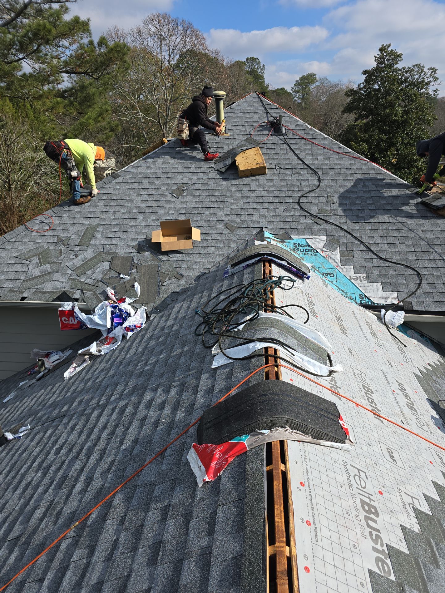 GAF Timberline HDZ in Oyster Grey by Element Pros Roofing, LLC