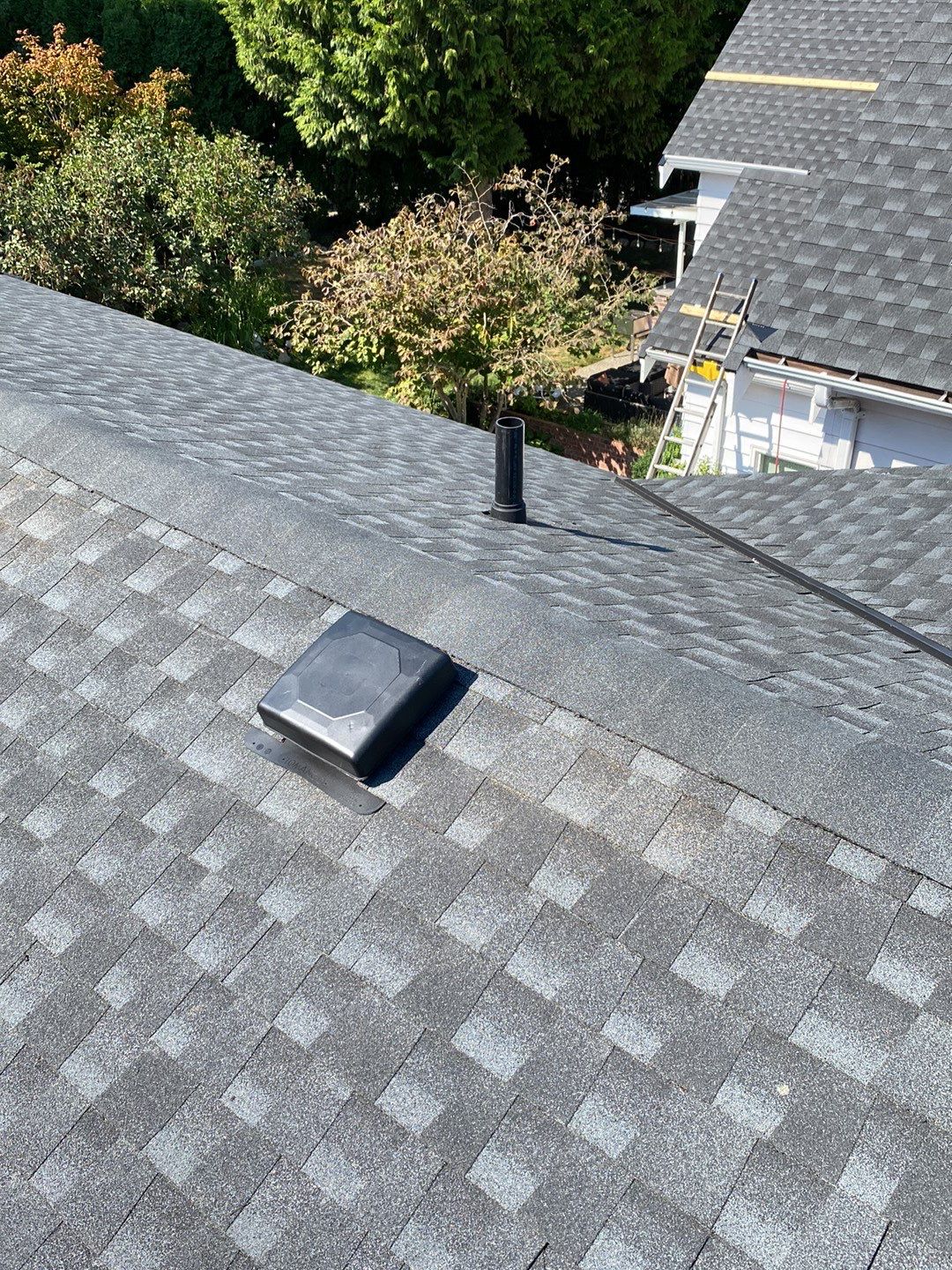 Residential Roofing Installation using GAF Charcoal HDZ by Top Notch Roofing Inc