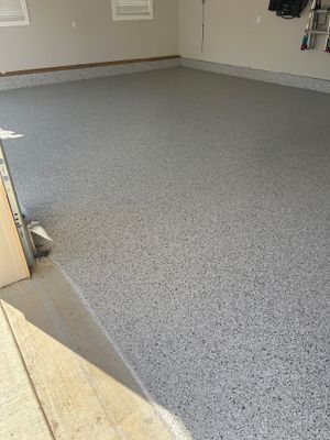 Garage Floor Coating using Cabin Fever