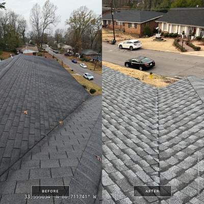 Residential Roof Replacement in Birmingham (Pewter Gray)