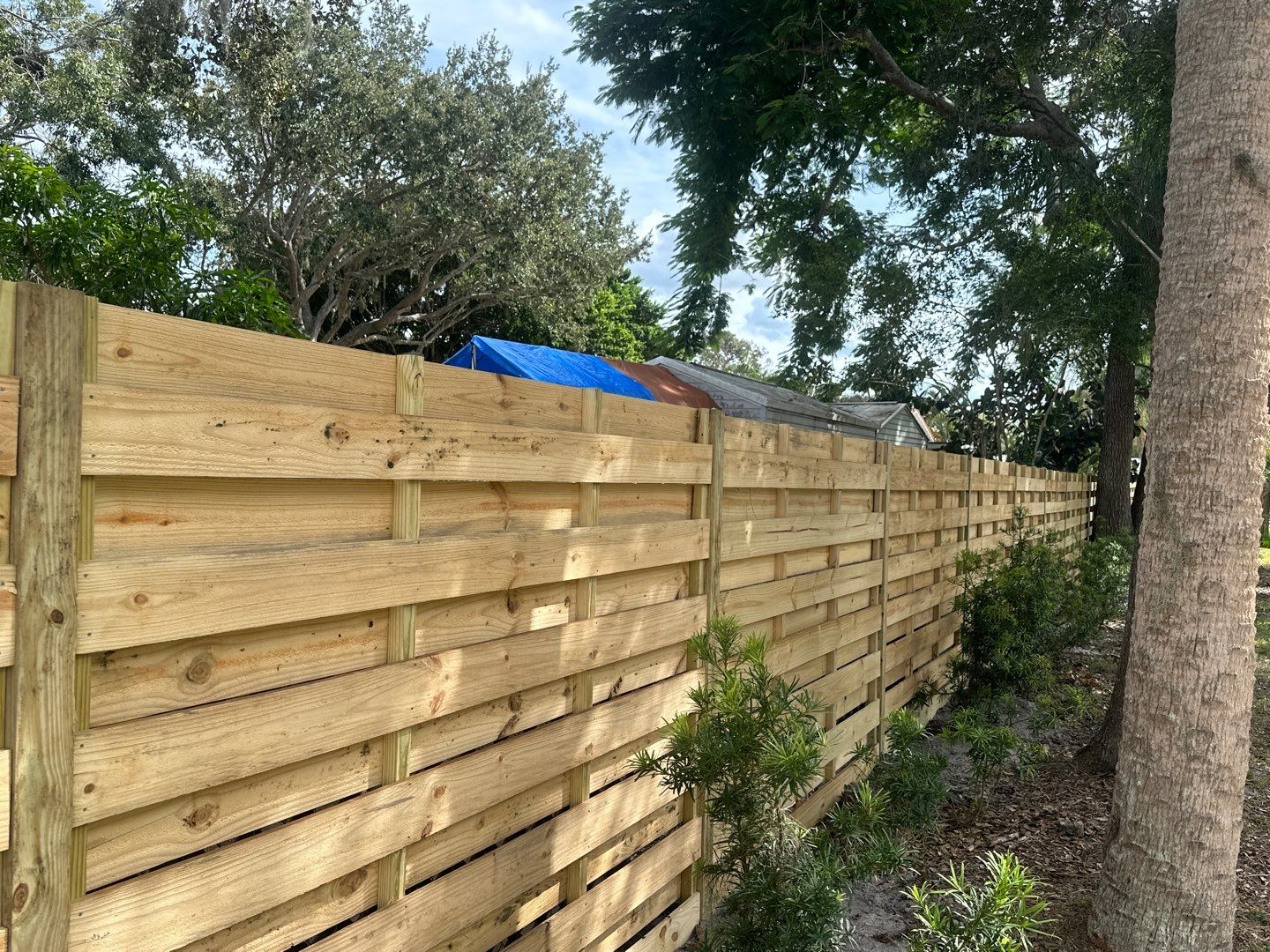 Wood Fence Installation using Wood Pressure Treated Fence  by Asap fence and gates, LLC
