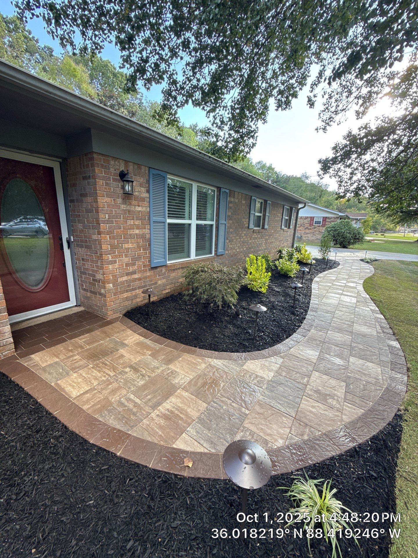 Front Entry Enhancements and a Back Deck Upgrade by Elite Proscapes LLC