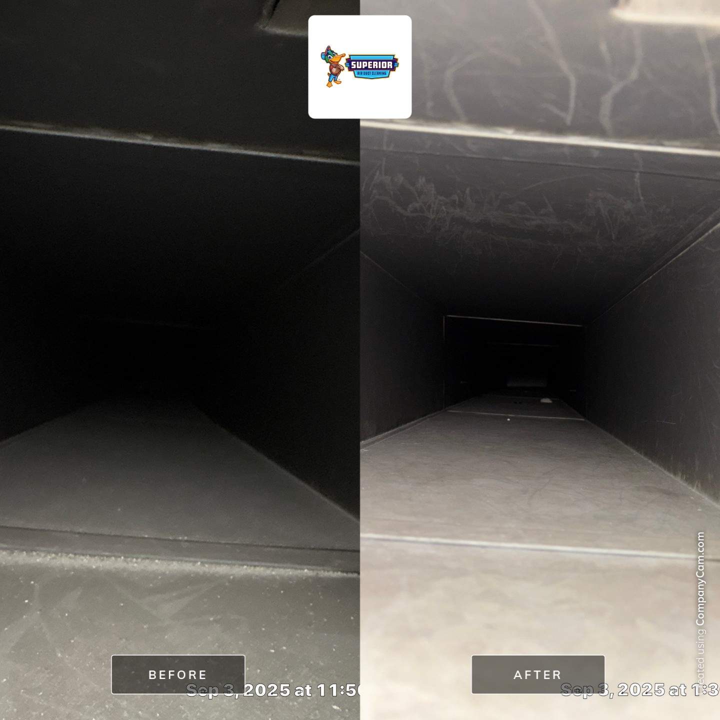 Air Duct Cleaning With a Vacuum Truck in Ambridge, PA by Superior Air Duct Cleaning