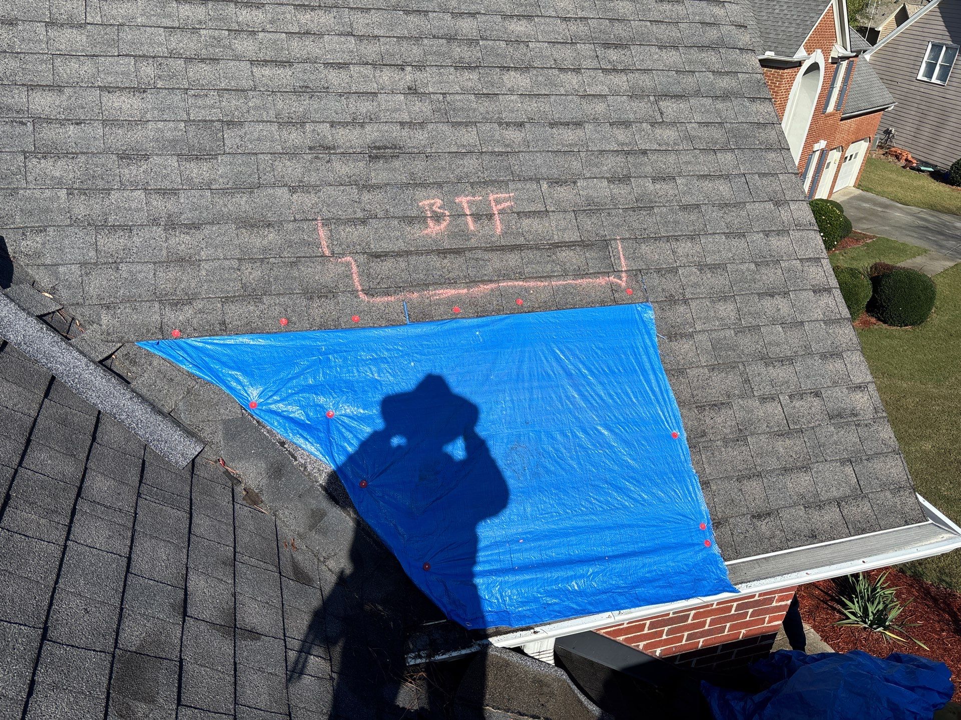 Front slope repair by Deerfield Roofing LLC