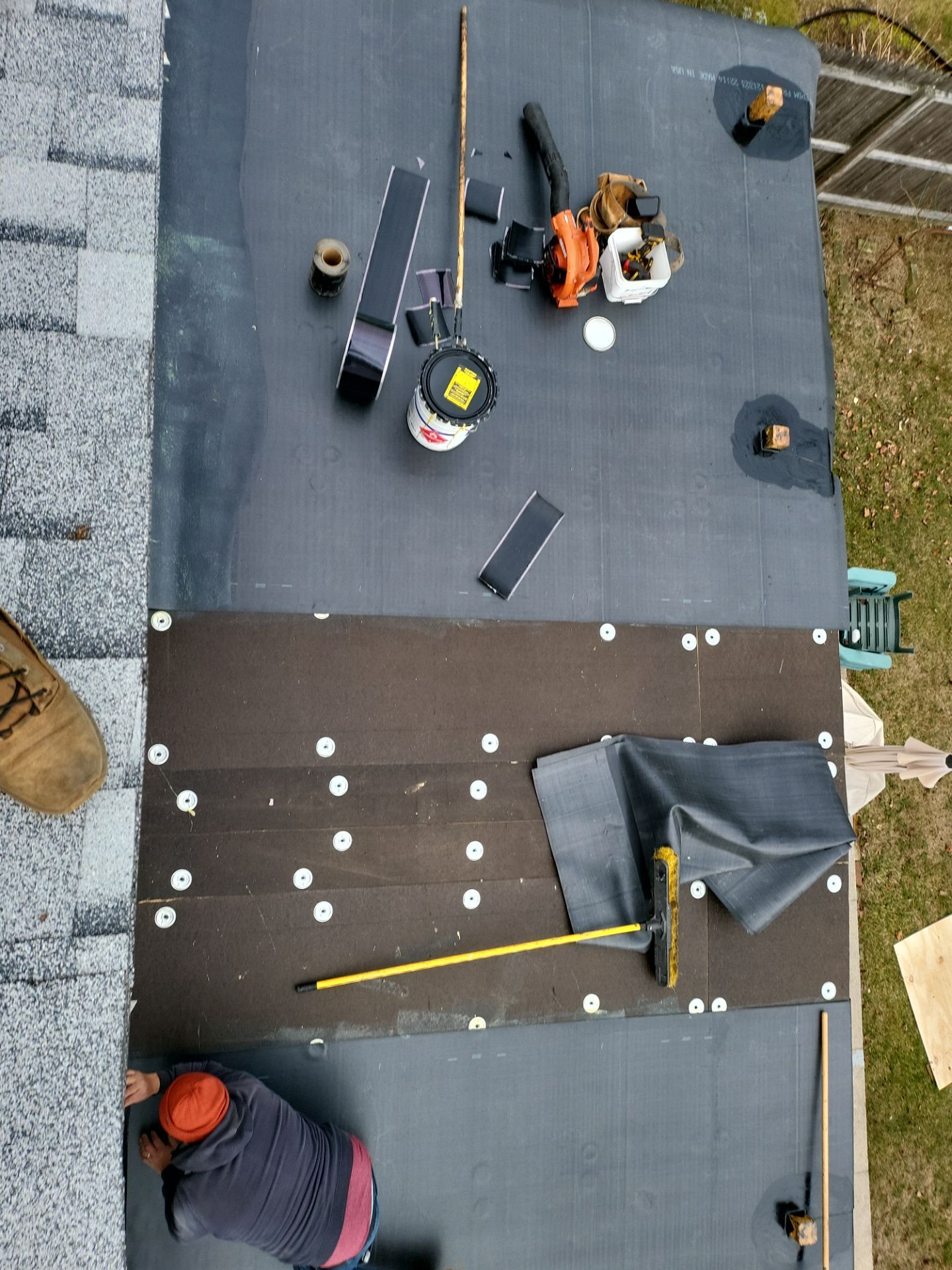 Residential Roofing Installation using Owens Corning TruDefinition Duration Sierra Gray by A Plus Exterior