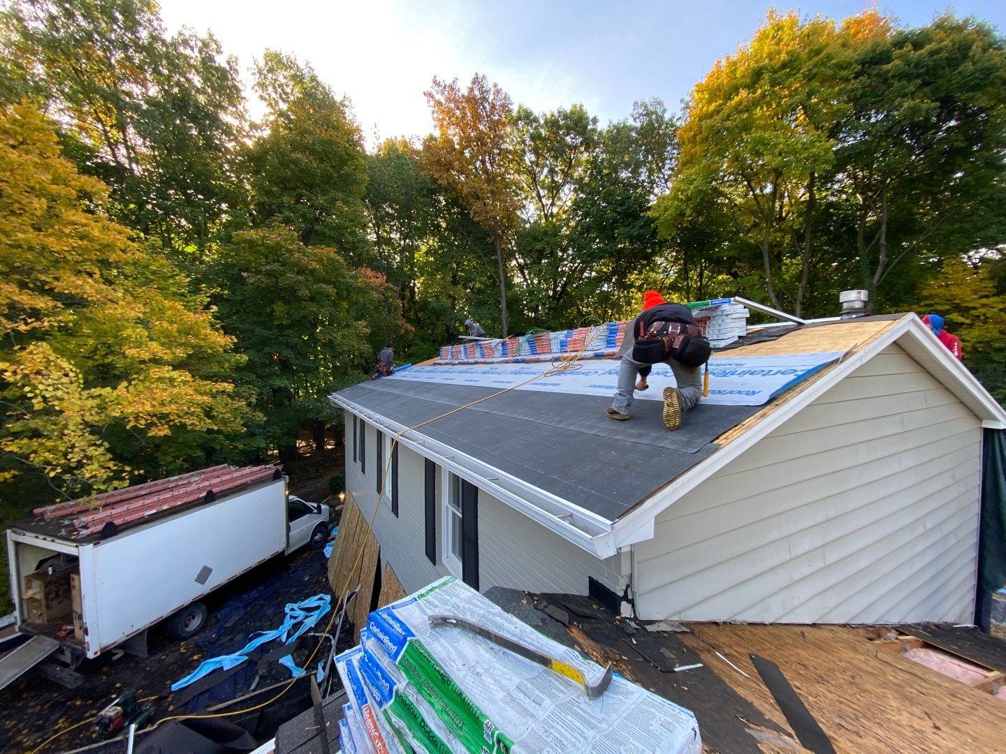 Roof Replacement using CertainTeed Landmark by 180 Contractors