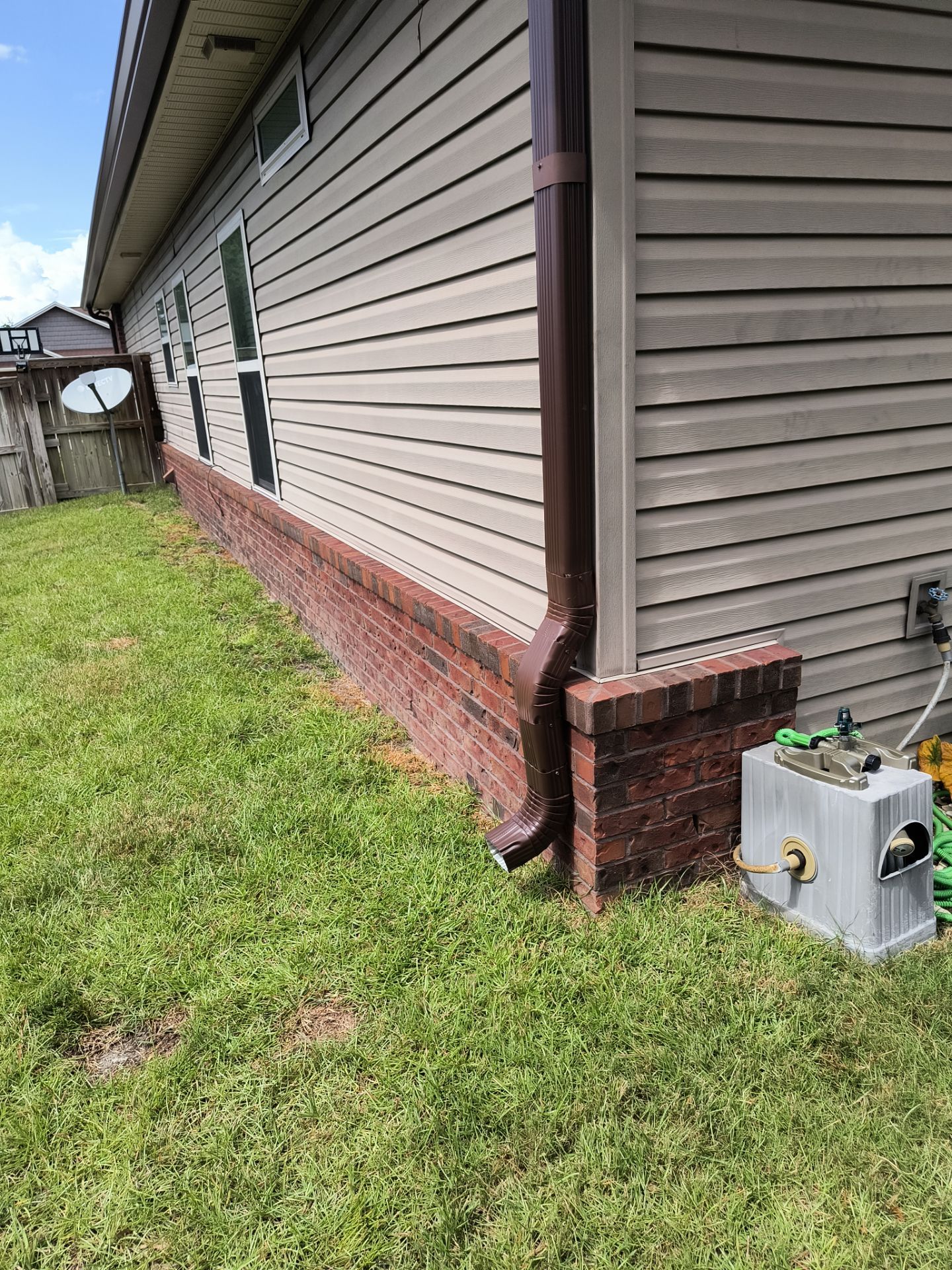 Premium K-Style Seamless Gutters in Panama City FL by Gutter Professors