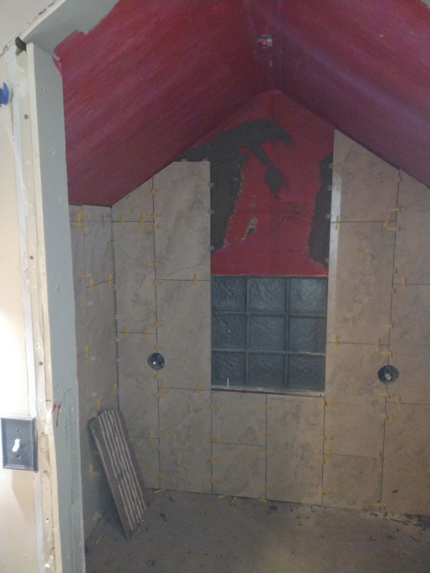 Shower Remodel & Ceiling Restoration – Correcting Water Damage and Rebuilding Right by Johnny Five Construction 