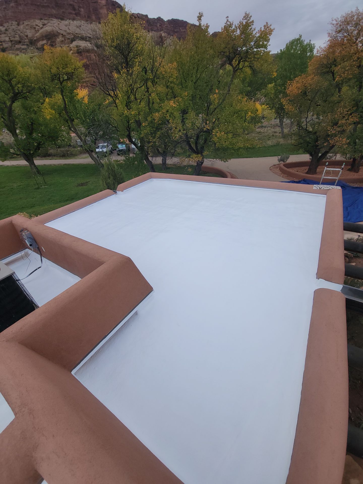 White Flat Roof Installation in Castle Valley, UT by Innovative Roofing Solutions