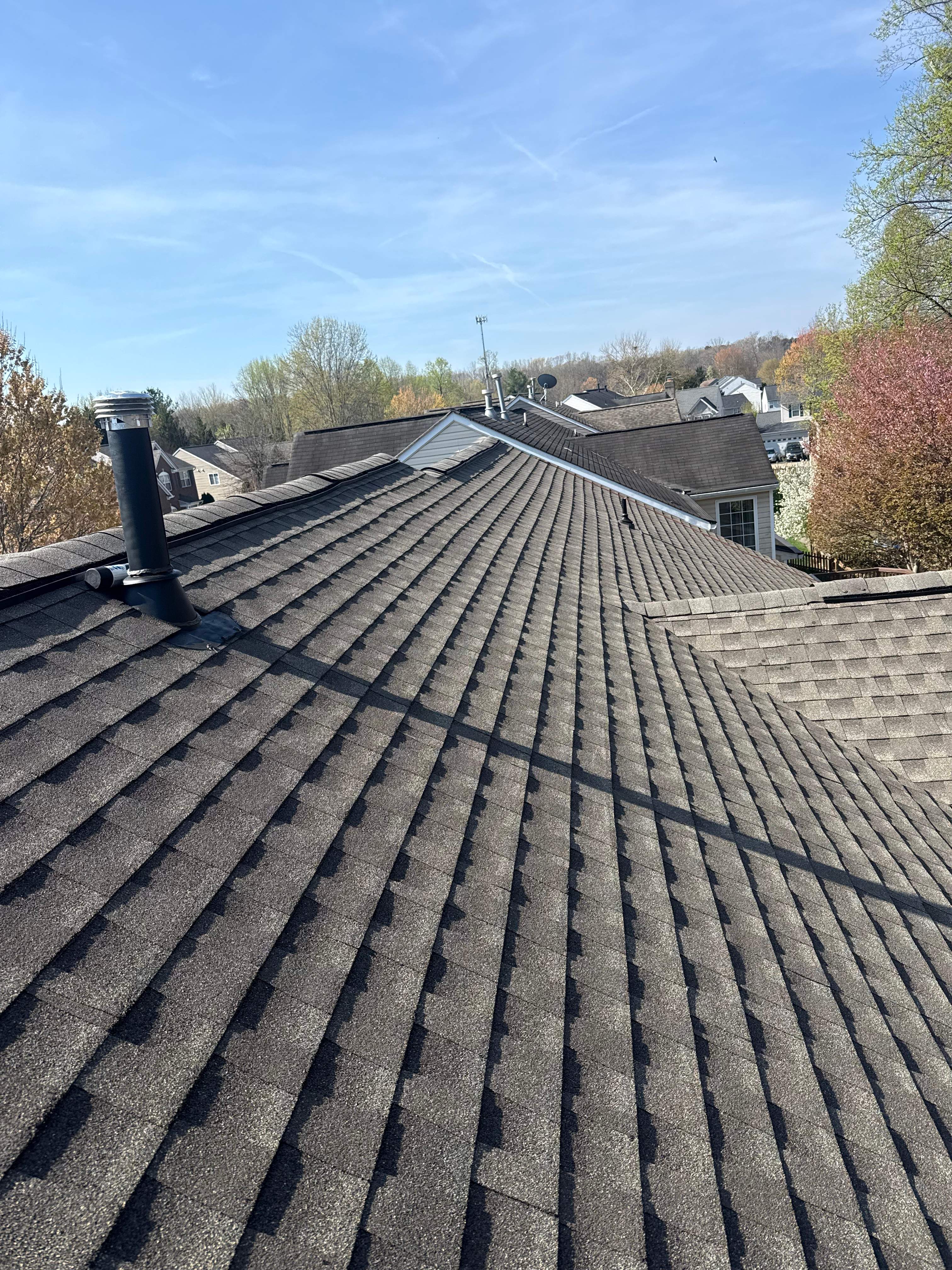 Residential Roof Replacement using GAF HDZ - Weathered Wood by Elite Roofing LLC