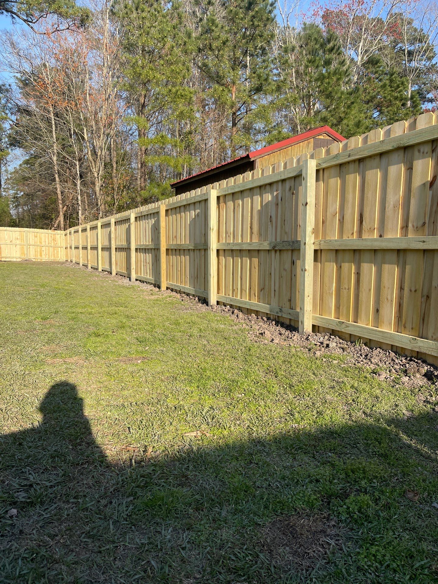 Project in New Bern by Superior Fence and Rail