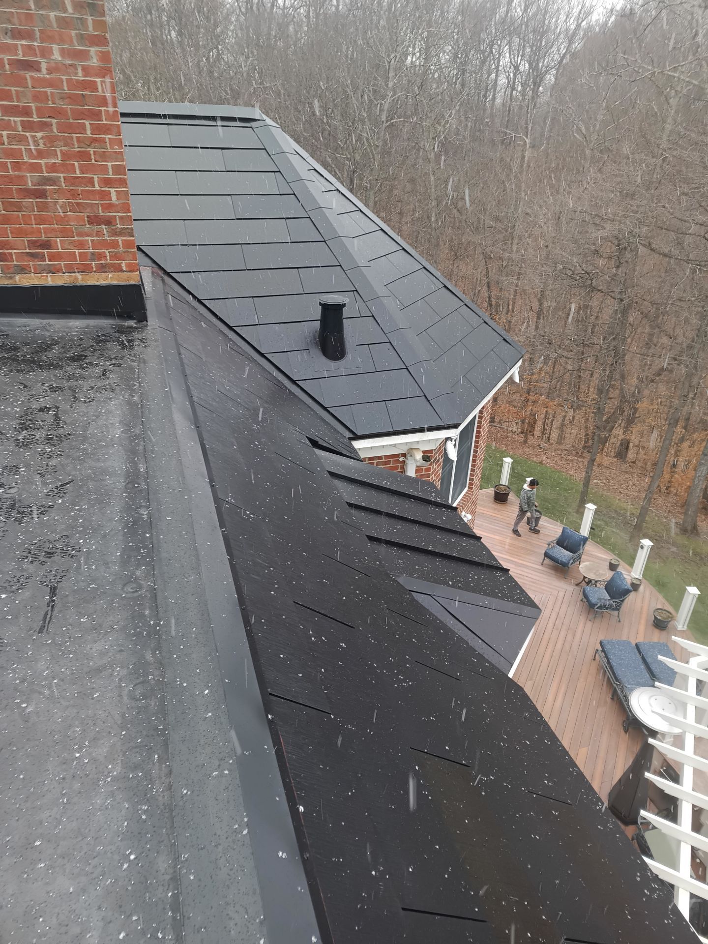 Tesla Solar Roof Replacement  by American Home Contractors