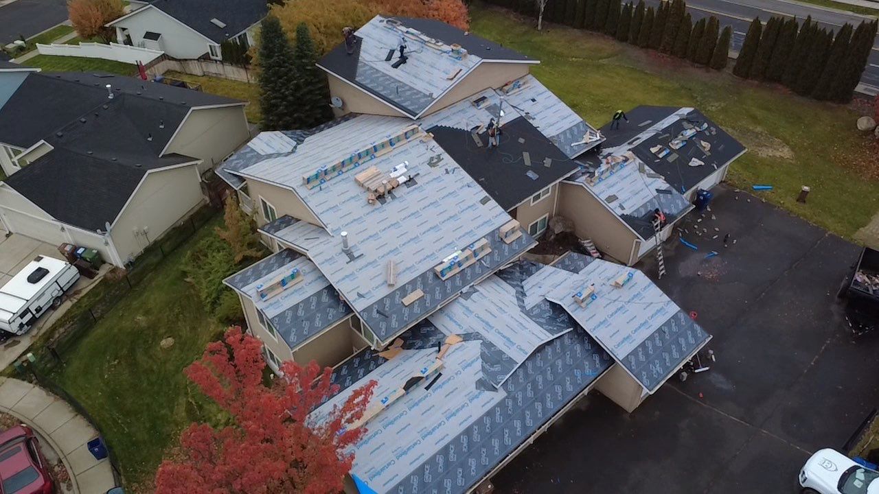 Residential Roof Replacement With Architectural Shingles in Spokane by Alpine Roofing