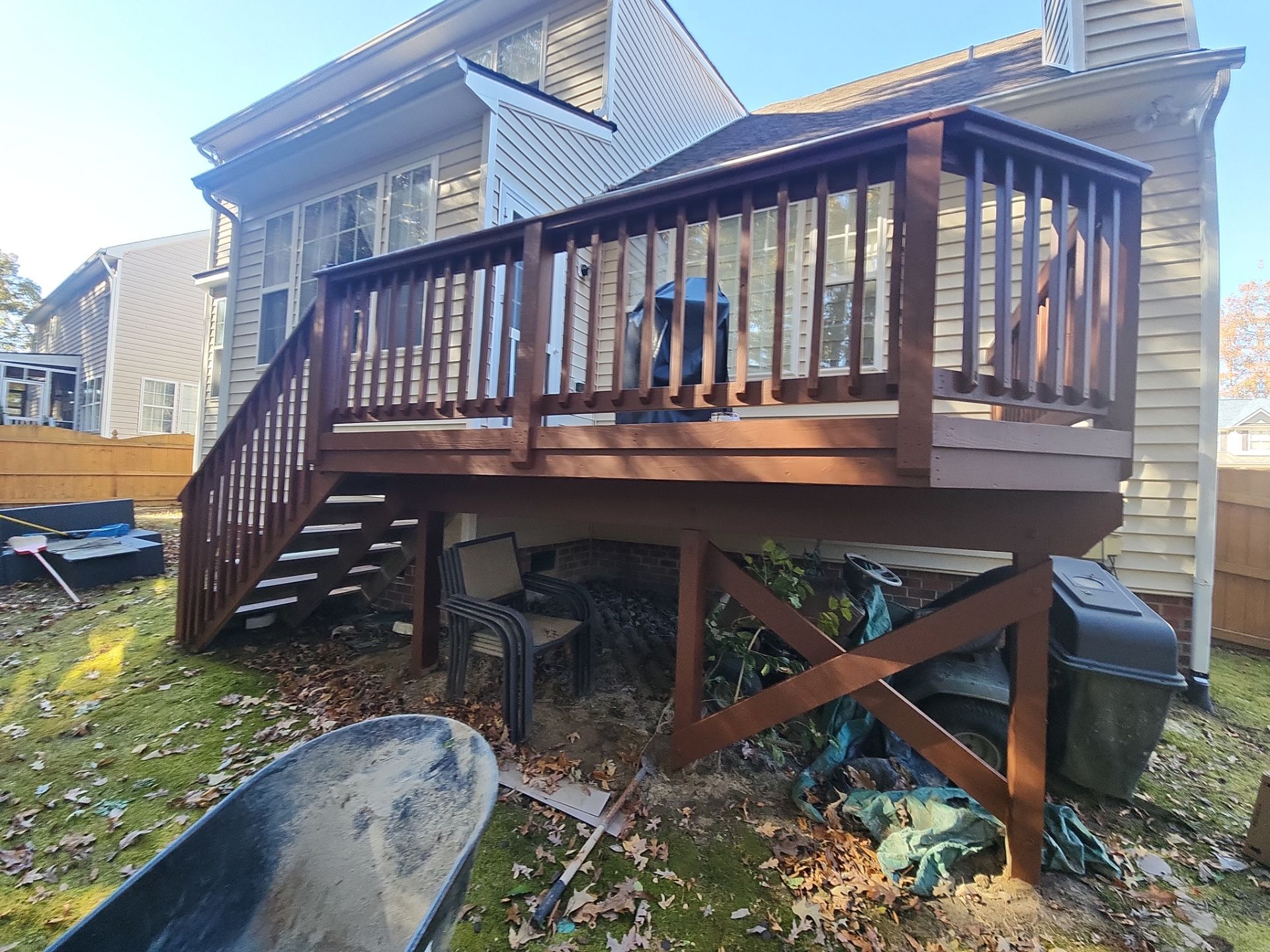 Wood Deck using Wood Stain by DuraSeal