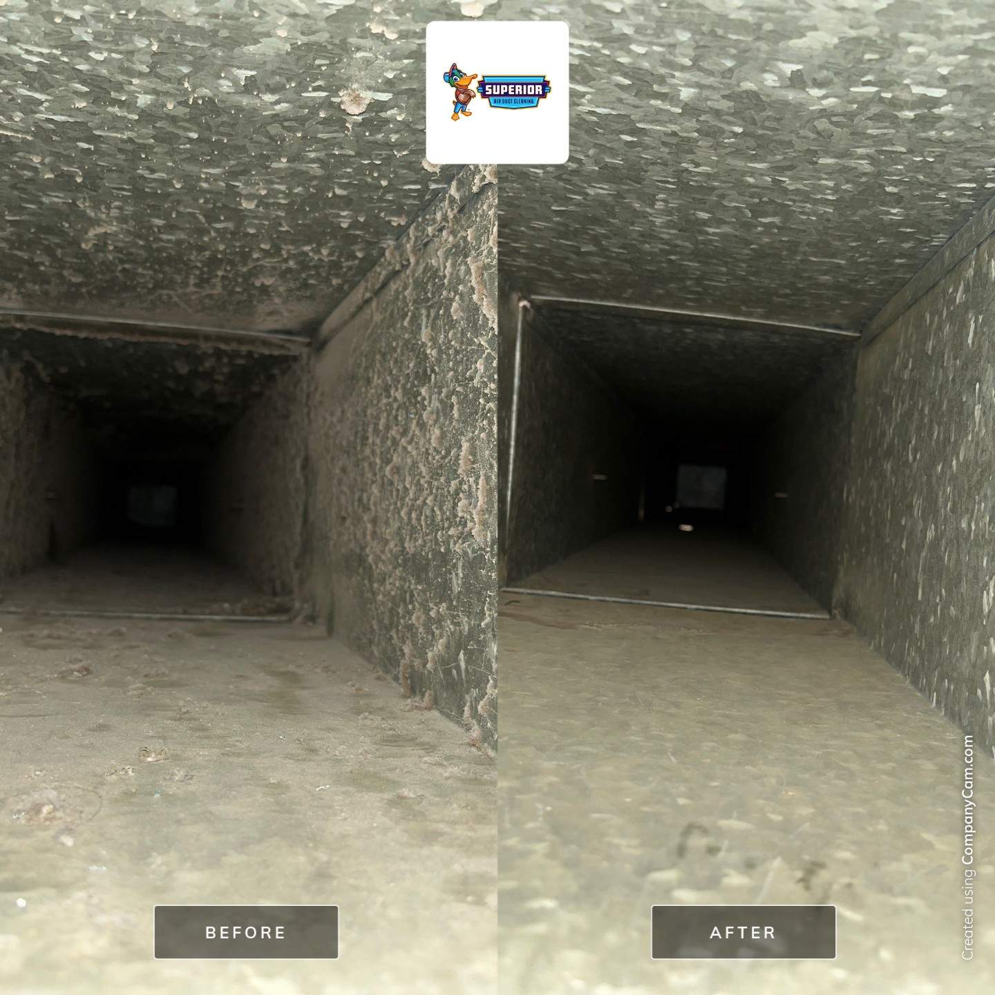 Air Duct Cleaning With a Vacuum Truck in Allison Park, PA. by Superior Air Duct Cleaning