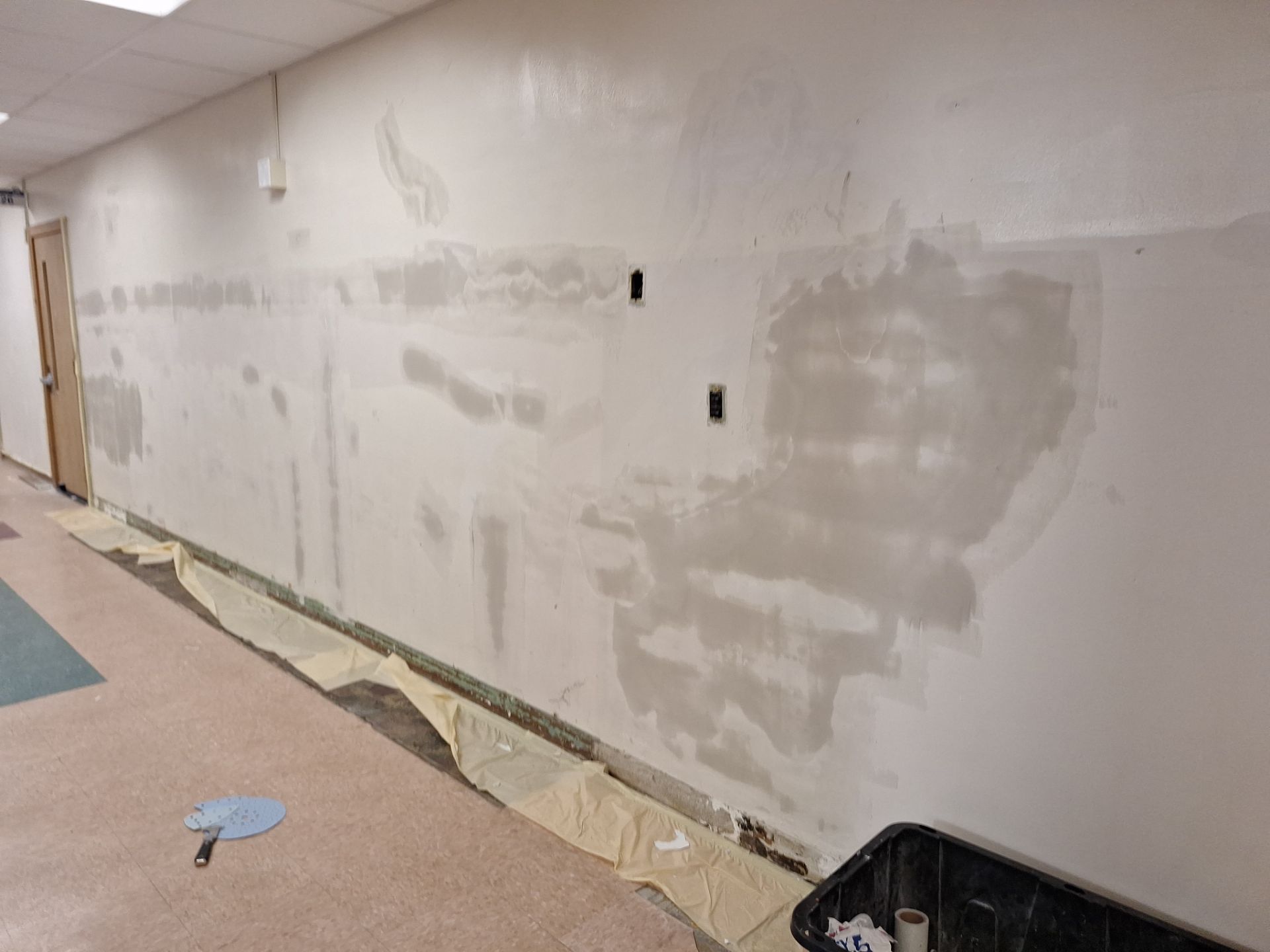 Interior Drywall Patching and repainting for Oakridge School district! by Gordon Painting