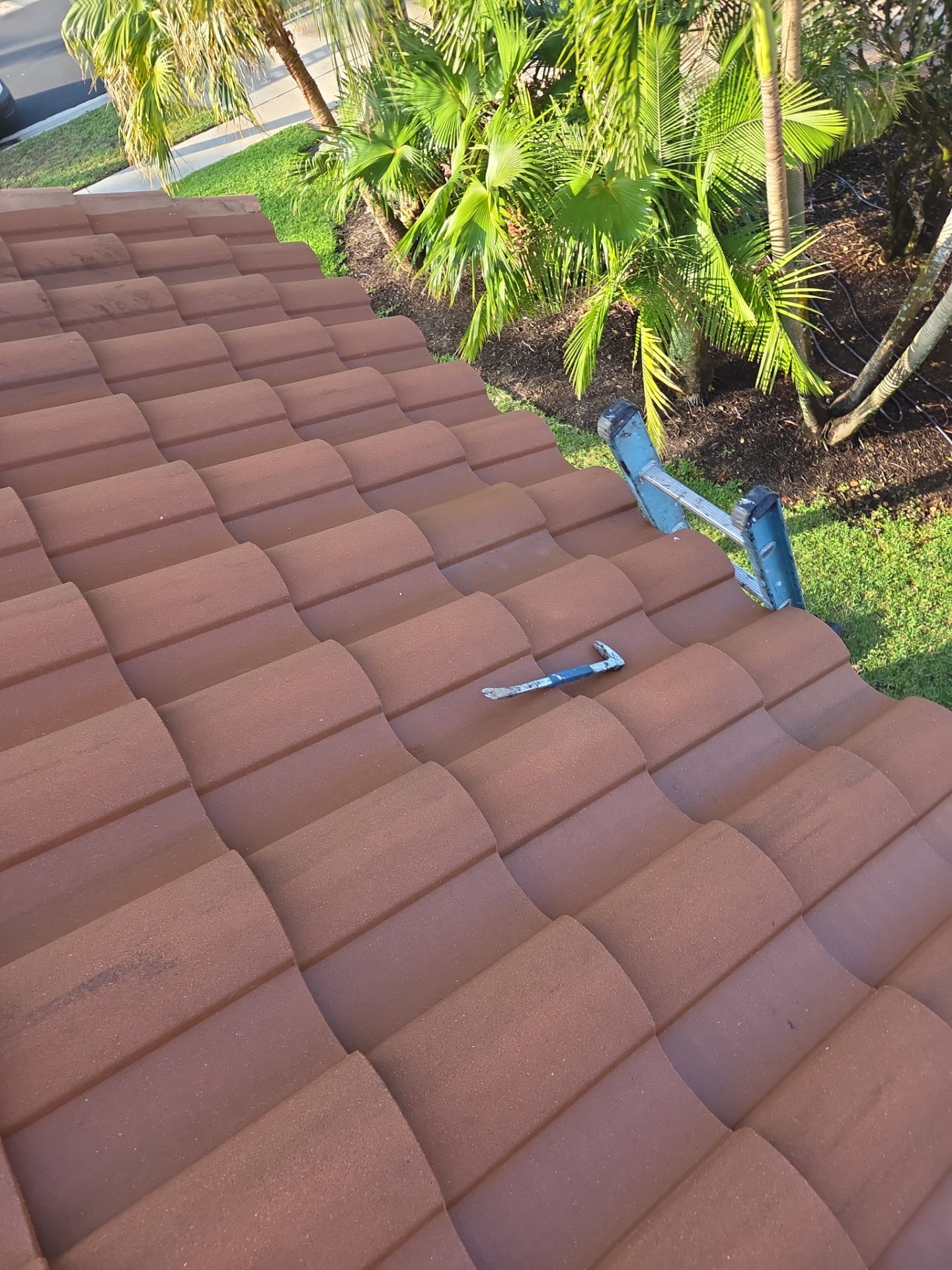 Clay Tile Roof Repair and Ridge Cap Maintenance in Boca Raton by Aastro Roofing