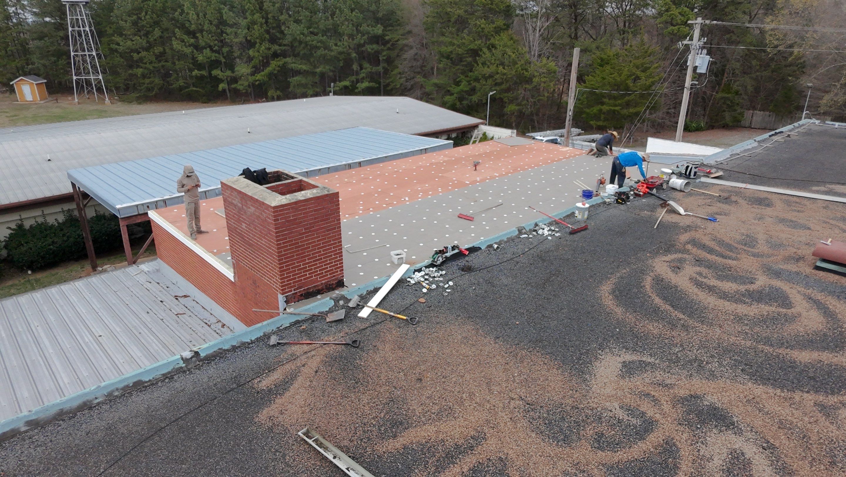 Commercial TPO Roof Replacement – Mebane, NC by Carolina Professional Roofing, Inc