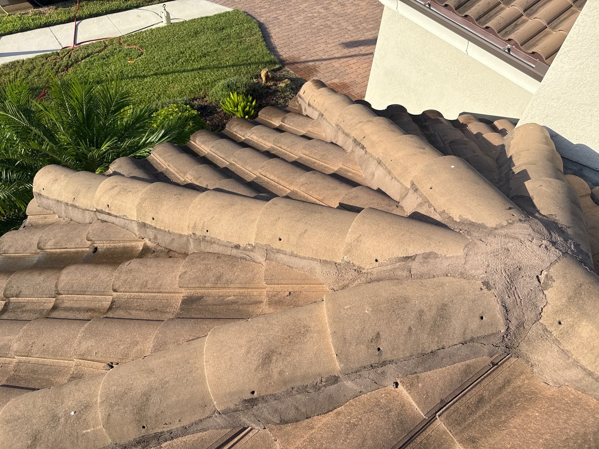 Soft Wash Roof Cleaning – Concrete Tile Roof | Artisan Lakes Esplanade, Palmetto, FL by Sunshine AquaWash