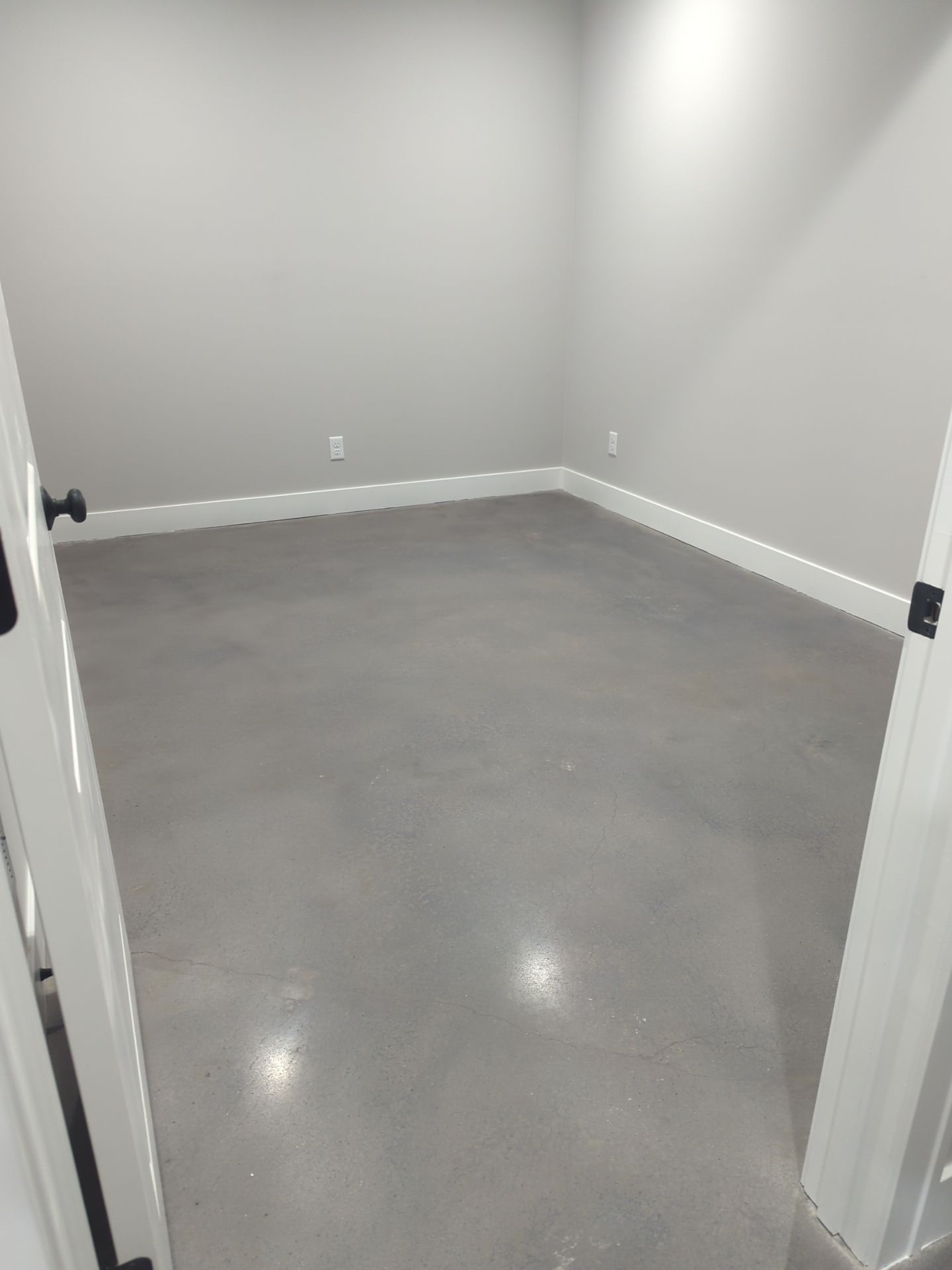 Lee's Summit -- Polished Concrete with Grey Dye by Big Red Decorative Concrete, LLC