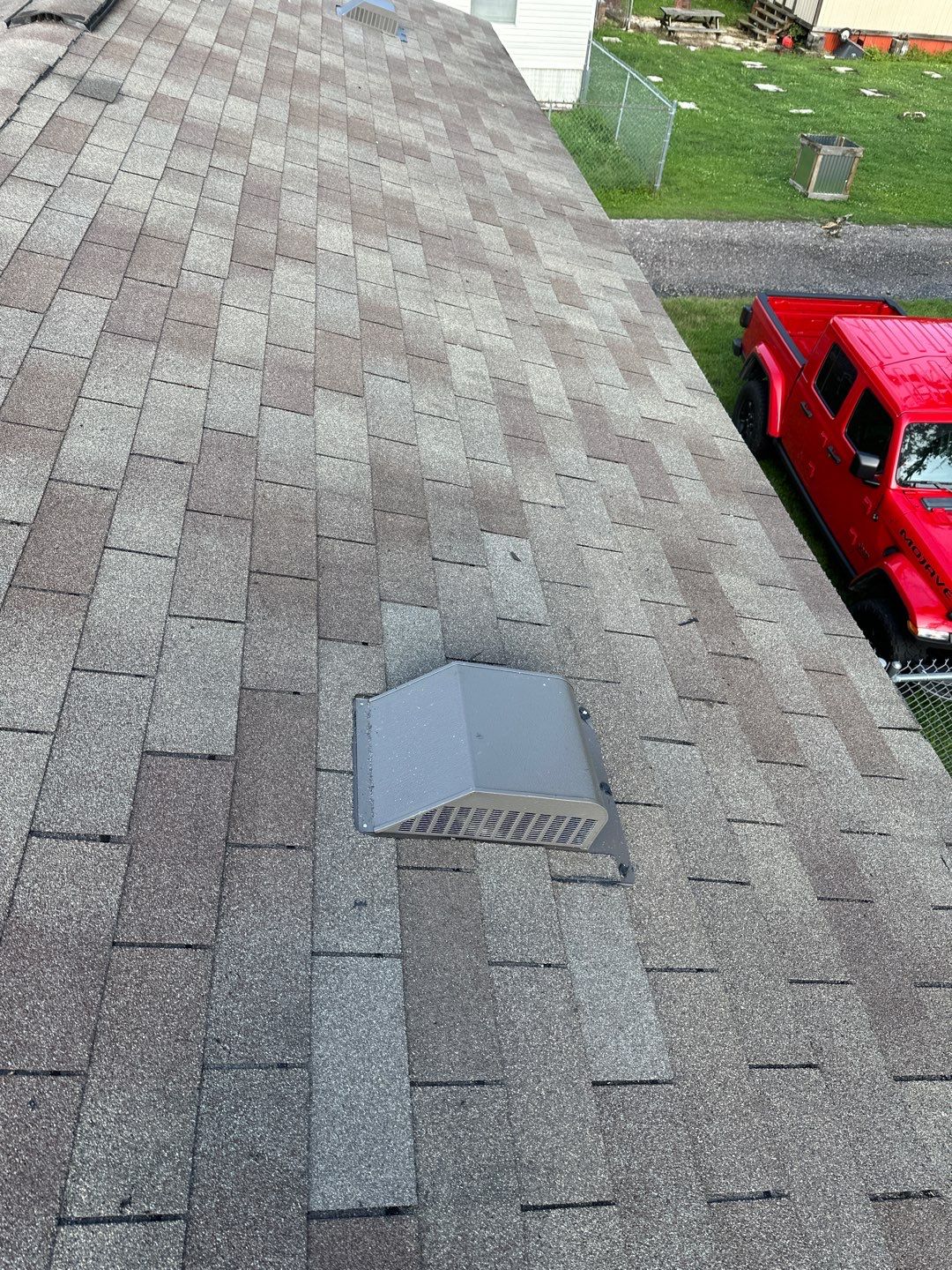 Hail Damage using Owen's Corning Duration (Lifetime) Shingles by Roof Repair Company