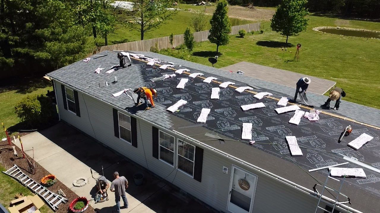 Residential Roofing Installation using Owens Corning Estate Gray Duration by Storm Contracting 
