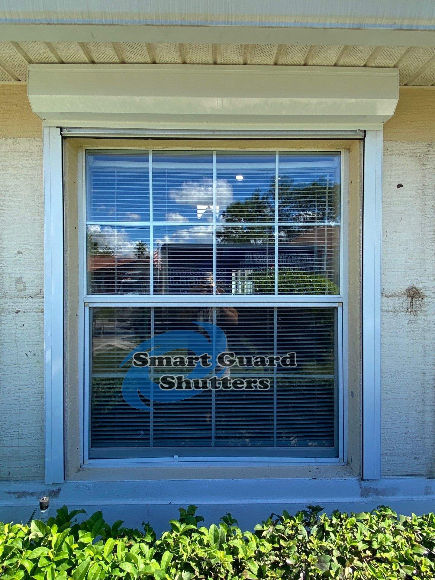 Rolling Shutters in White by Smart Guard Shutters