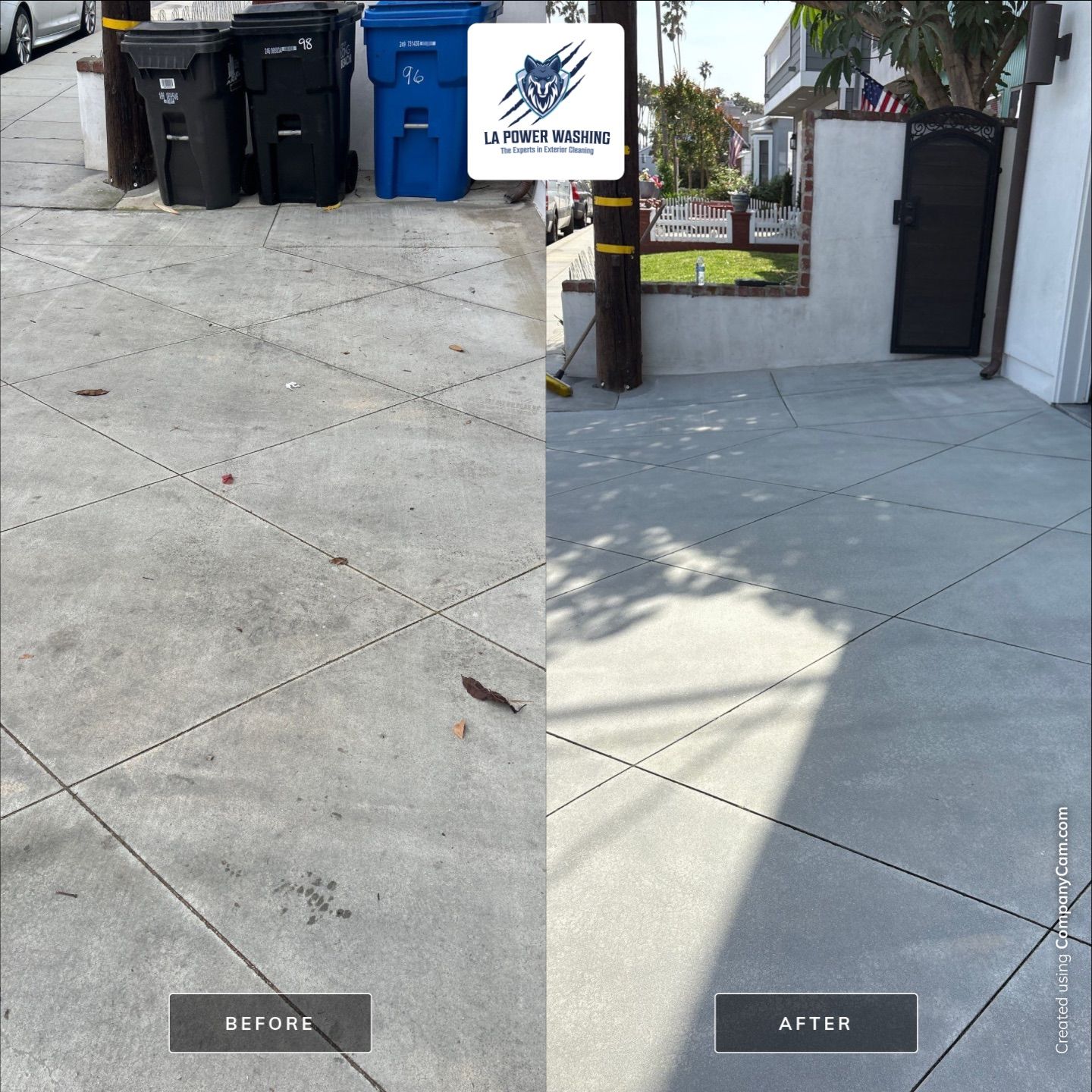 Sandblasting & Sealing Concrete Driveway In Long Beach, CA by La Power Washing Inc