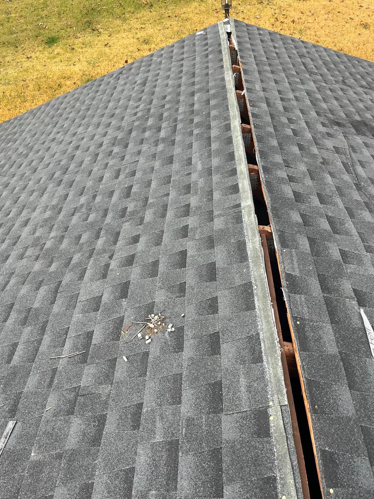Residential Roofing Installation using GAF Timberline HDZ Charcoal by Rainstoppers Roofing