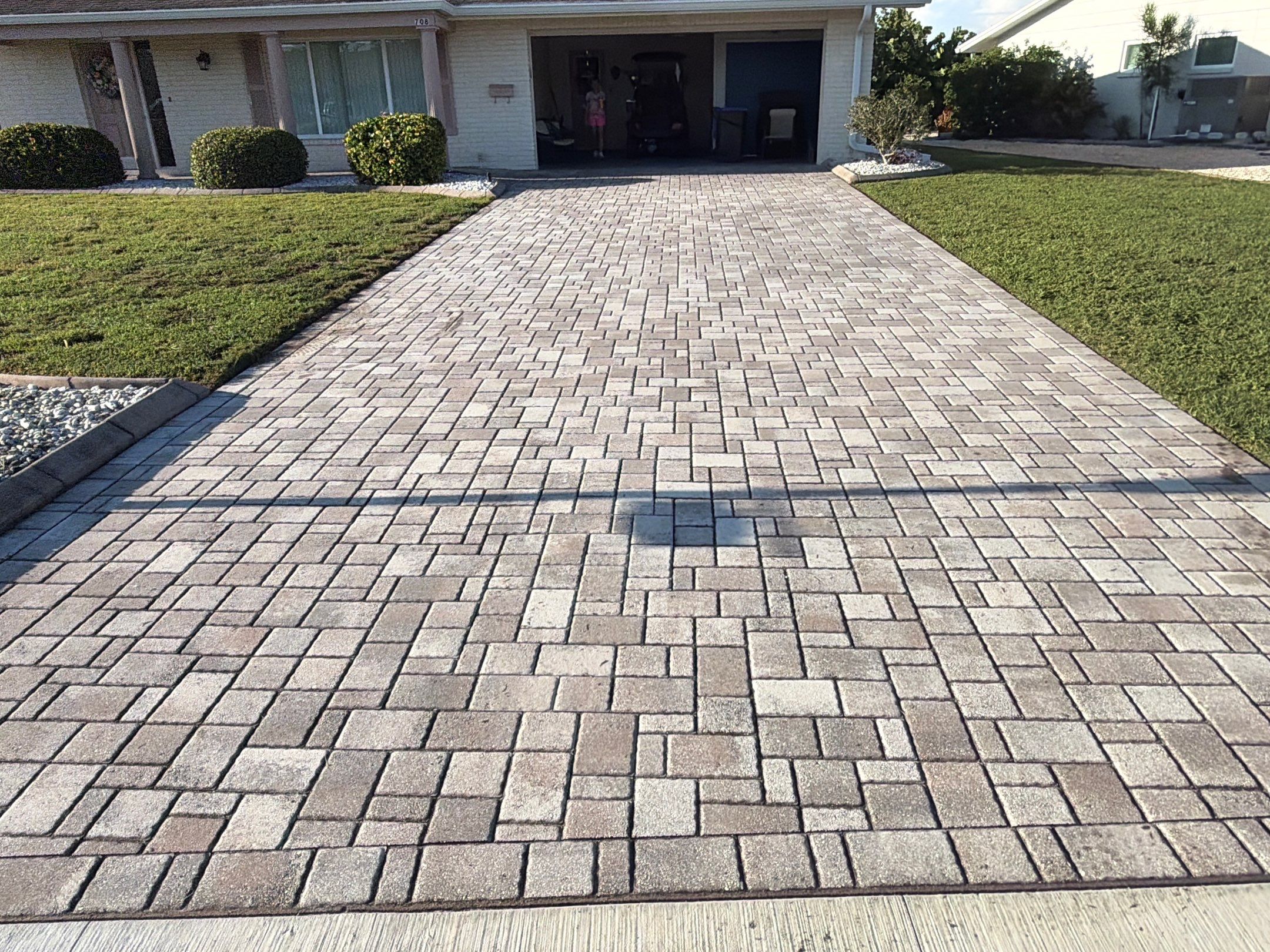 Sun City Center Paver Driveway and Porch Sealing Project by Supreme Paver Experts