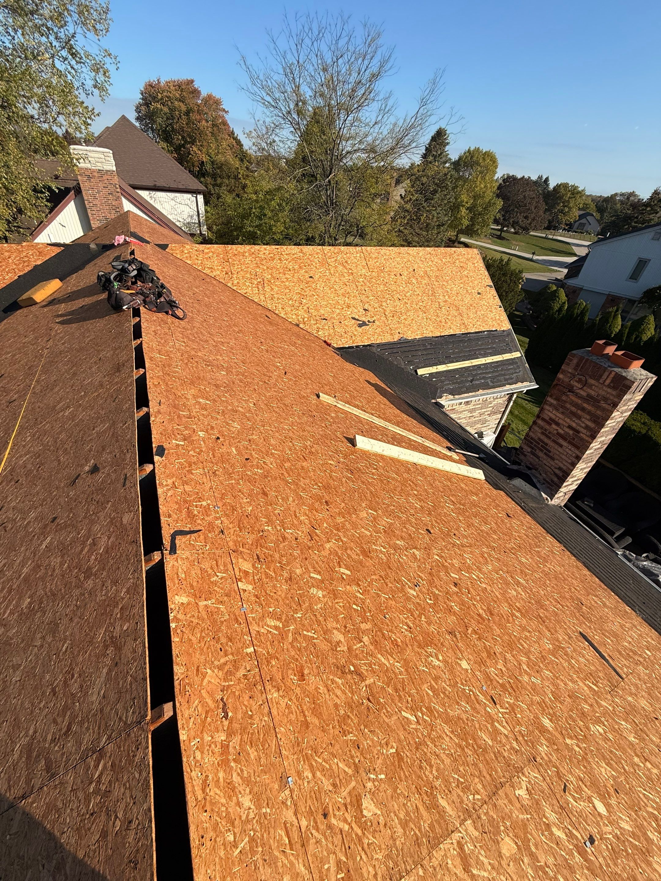 Roof Replacement using Owens Corning Teak by 180 Contractors