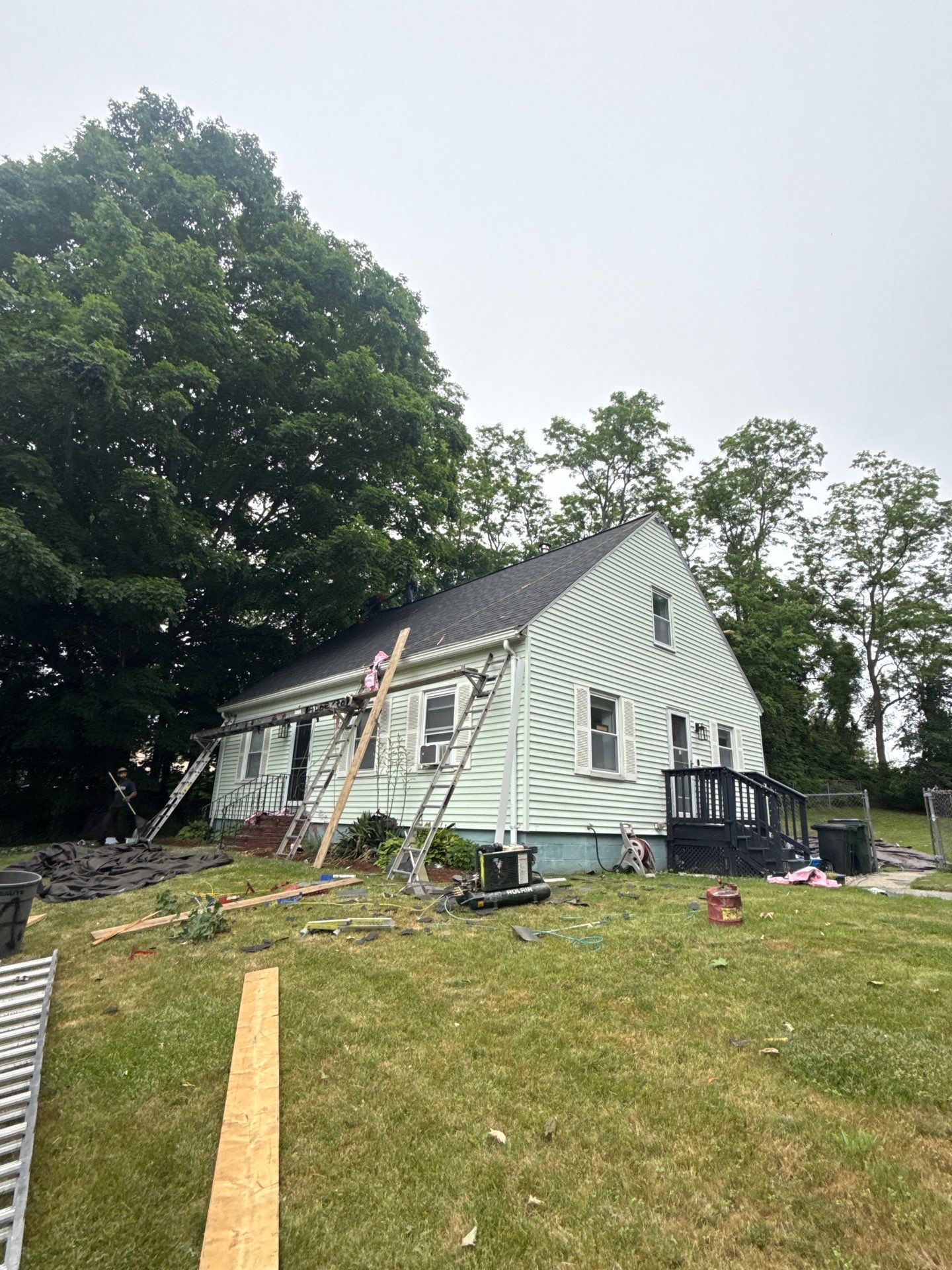 Bold New Look for a Newburyport Home — Full Roof Replacement in Onyx Black by JOHNNYS PRO