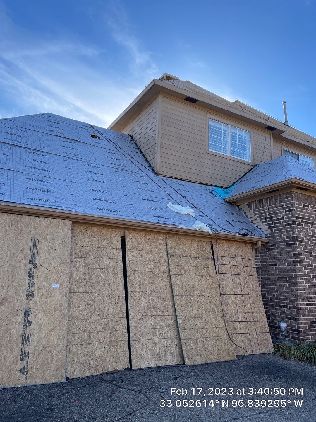 Roof Damage Repair  by SLM General Contractors & Roofing