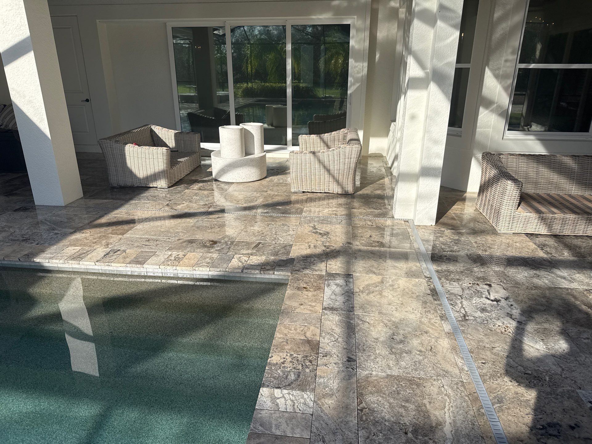 Driveway and Pool Deck Cleaning in Bradenton, FL | Winding River Community by Sunshine AquaWash
