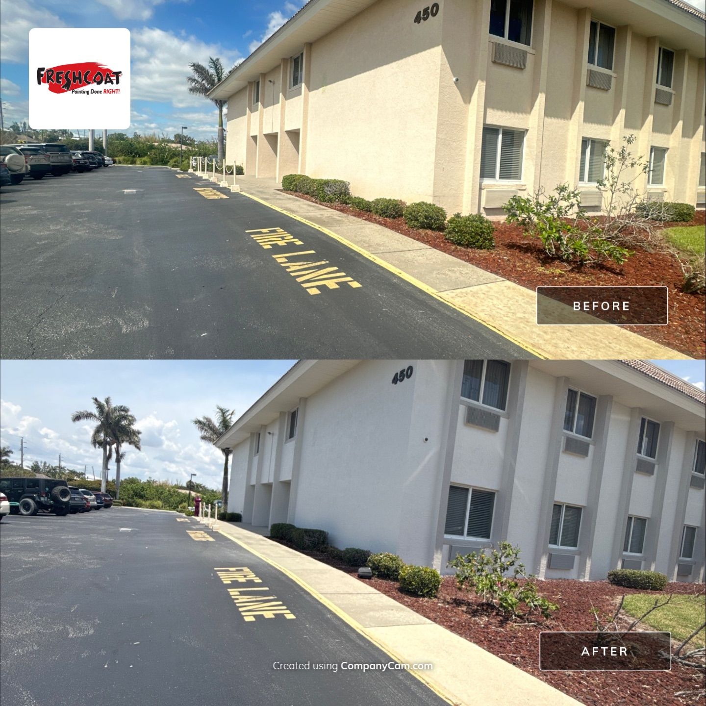 Life Car Center of Punta Gorda - Commercial Exterior by Fresh Coat Painters