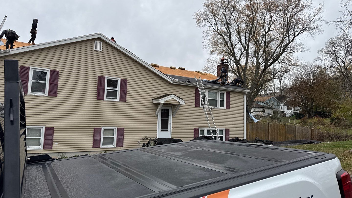 Full Roof Replacement with GAF Roofing System & New Gutters – Duplex Home by Sensible Home Solutions