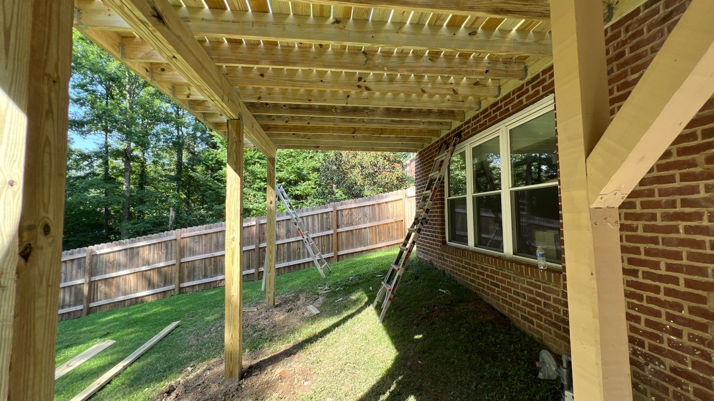 Aspen Lake - Covered Porch by Pillar and Pine