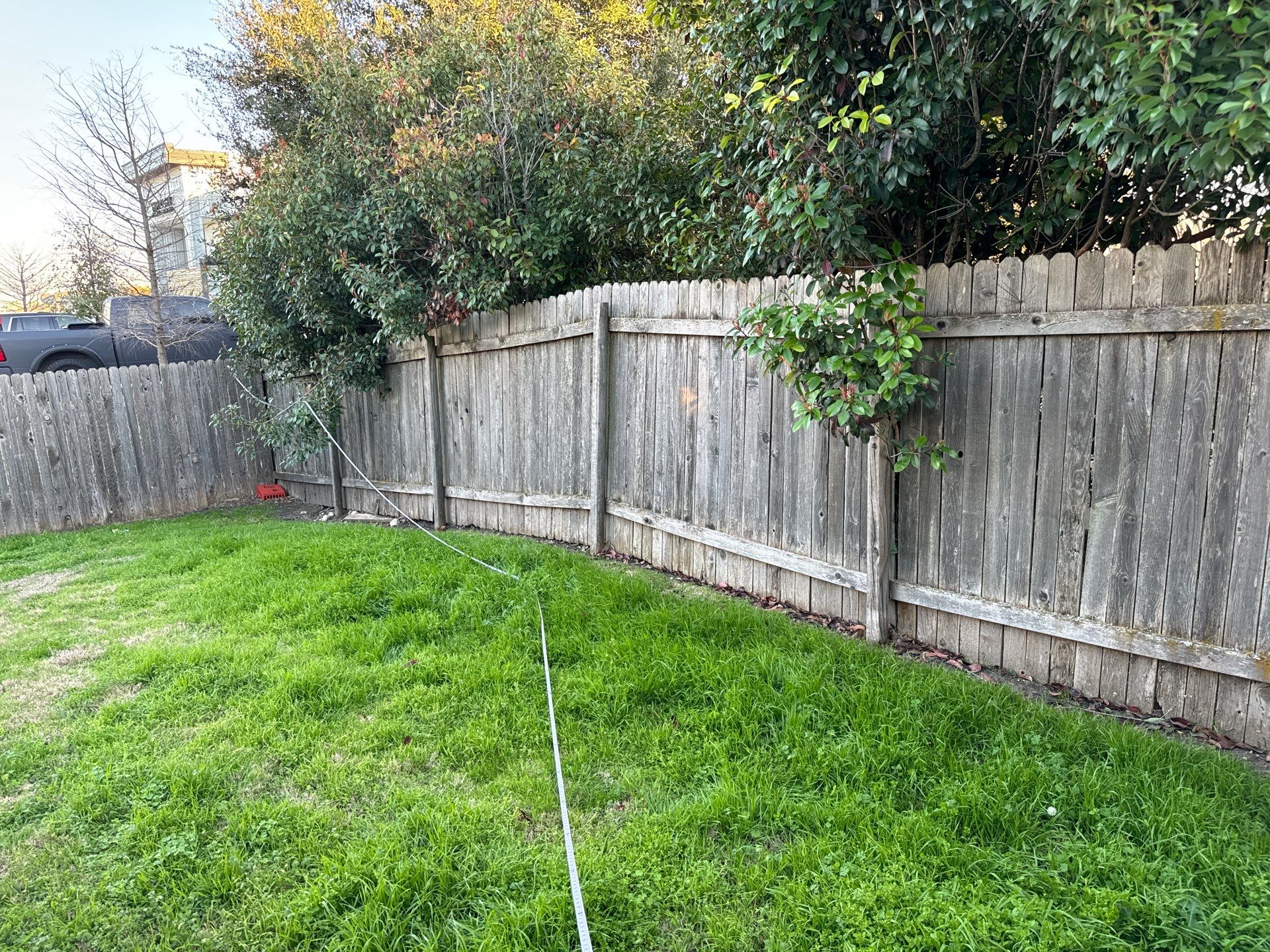 Custom Cedar Privacy Fence in Hutto by Rhino Home Care