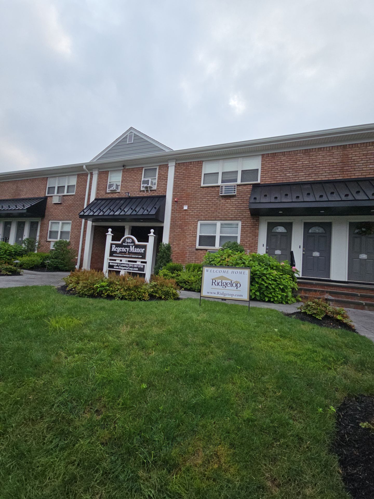 Multi-Unit Apartment Complex Exterior Brick Painting Project in Hackensack by Spectrum Painting, LLC