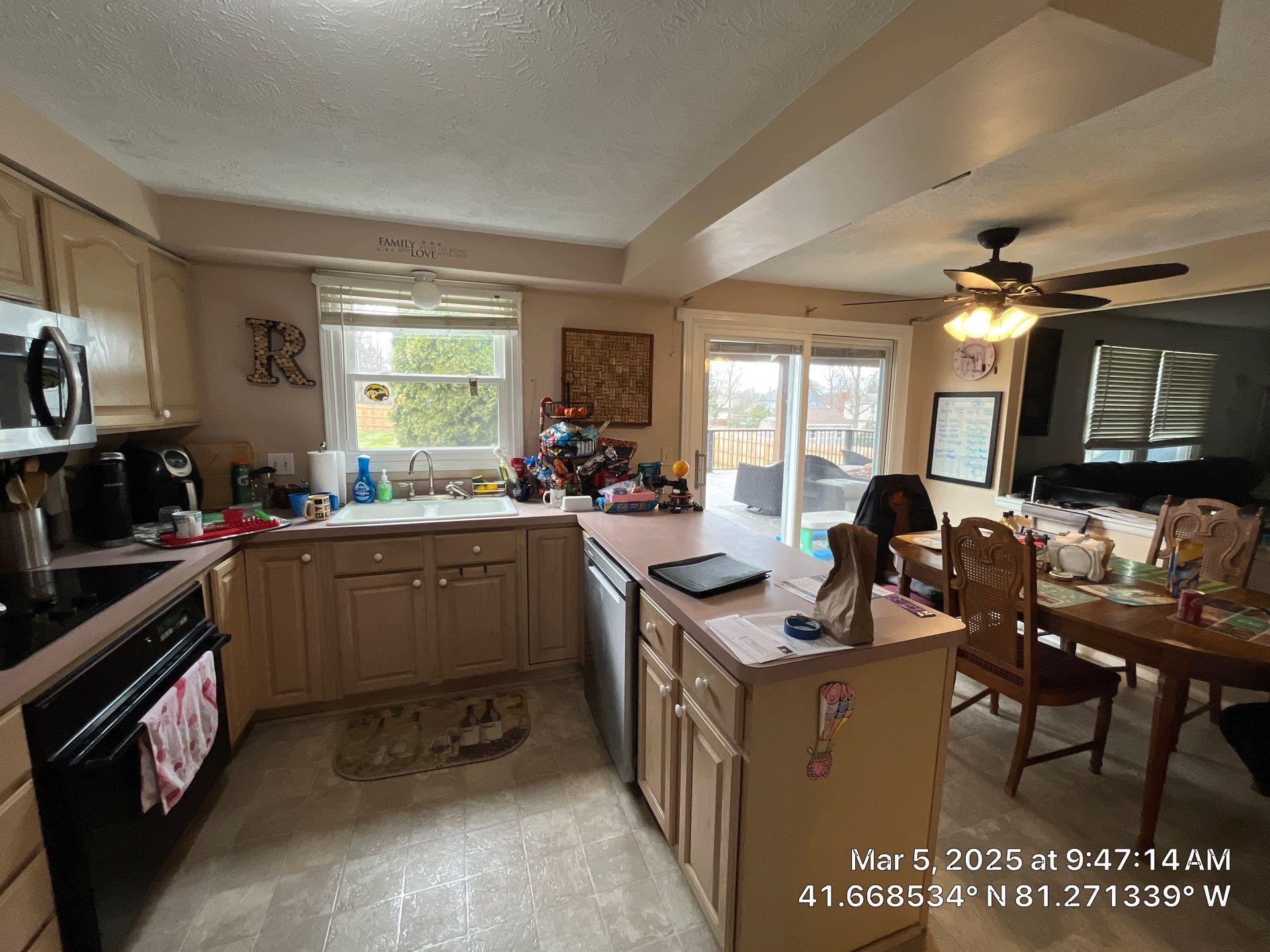 Kitchen Renovation & New Floors by Hilltop Drafting & Design LLC