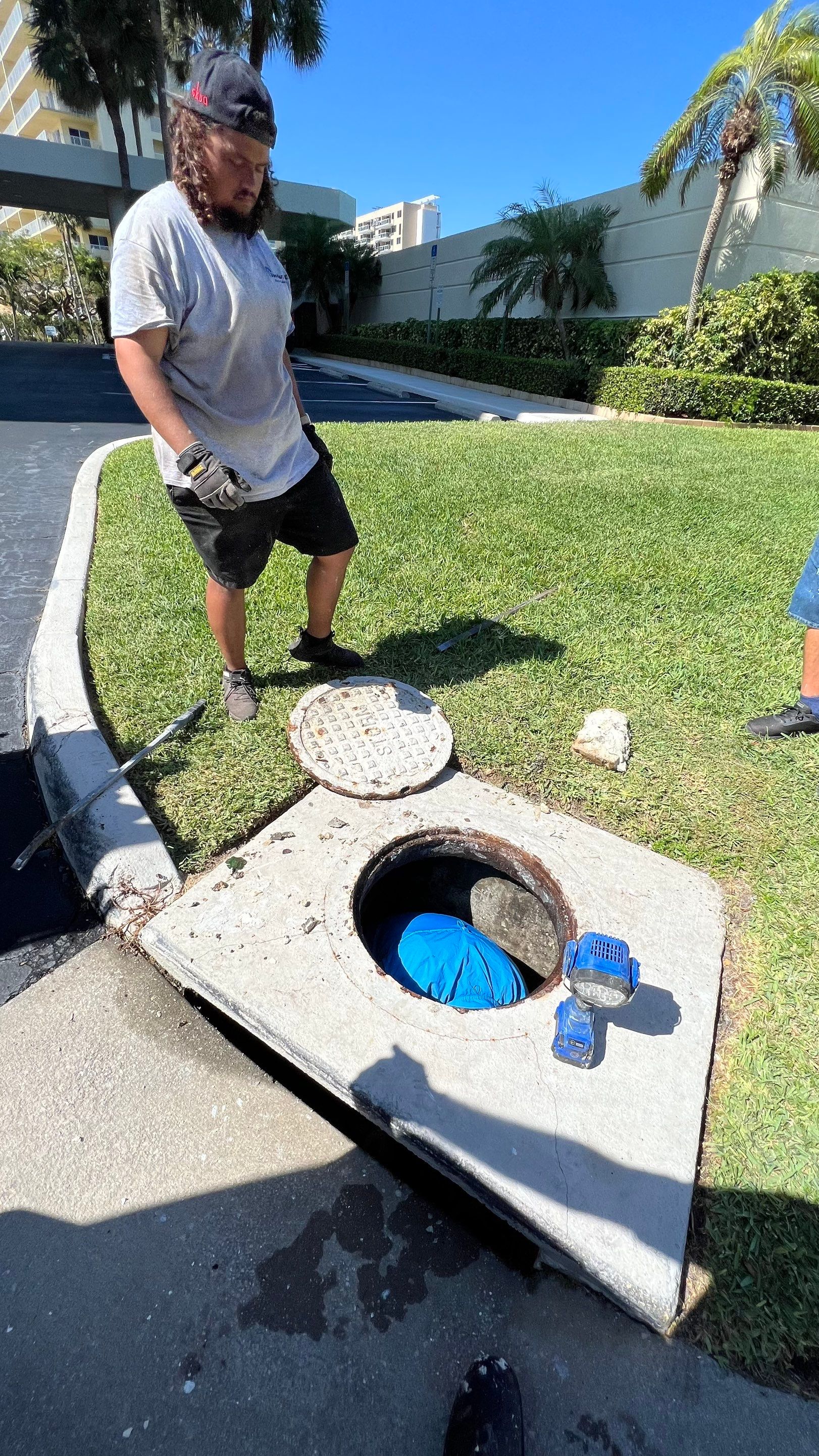 Condo Storm Water System Cleaning and Maintenance by APS Power & Water