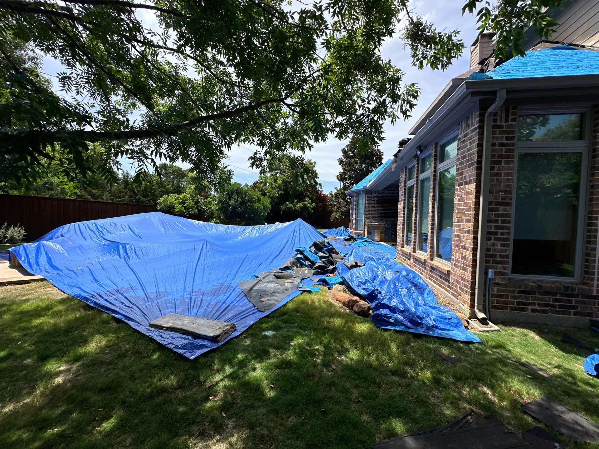 Residential Roof Repair using IKO Dynasty Class 3 Impact Resistant Shingles by Becker Roofing and Exteriors