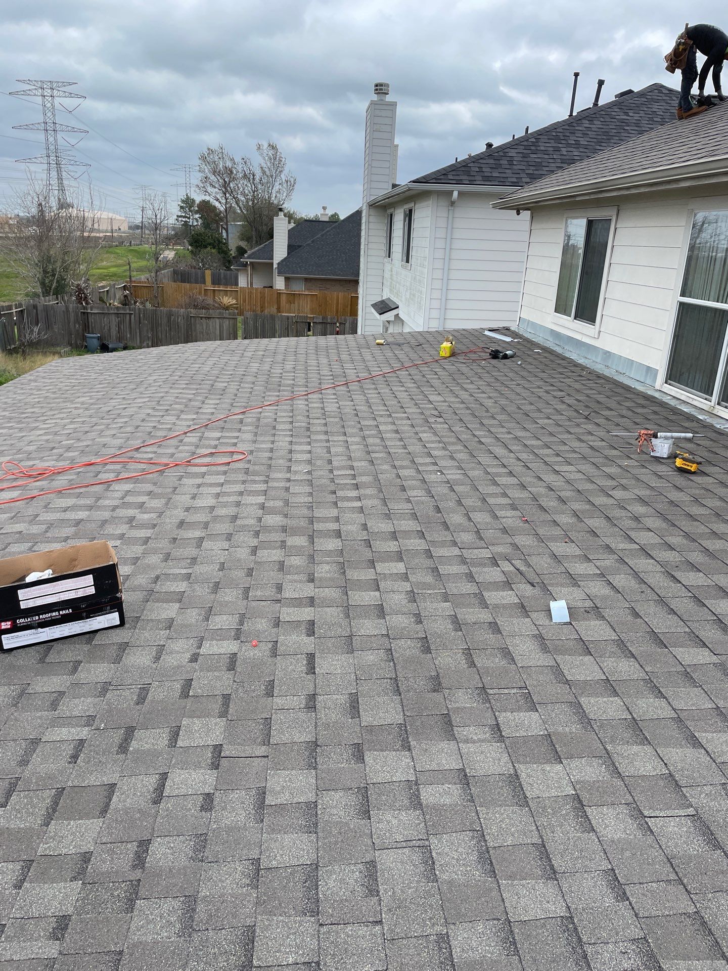 Residential Roofing Installation using Owen's Corning Duration (Lifetime) Shingles by Roof Repair Company
