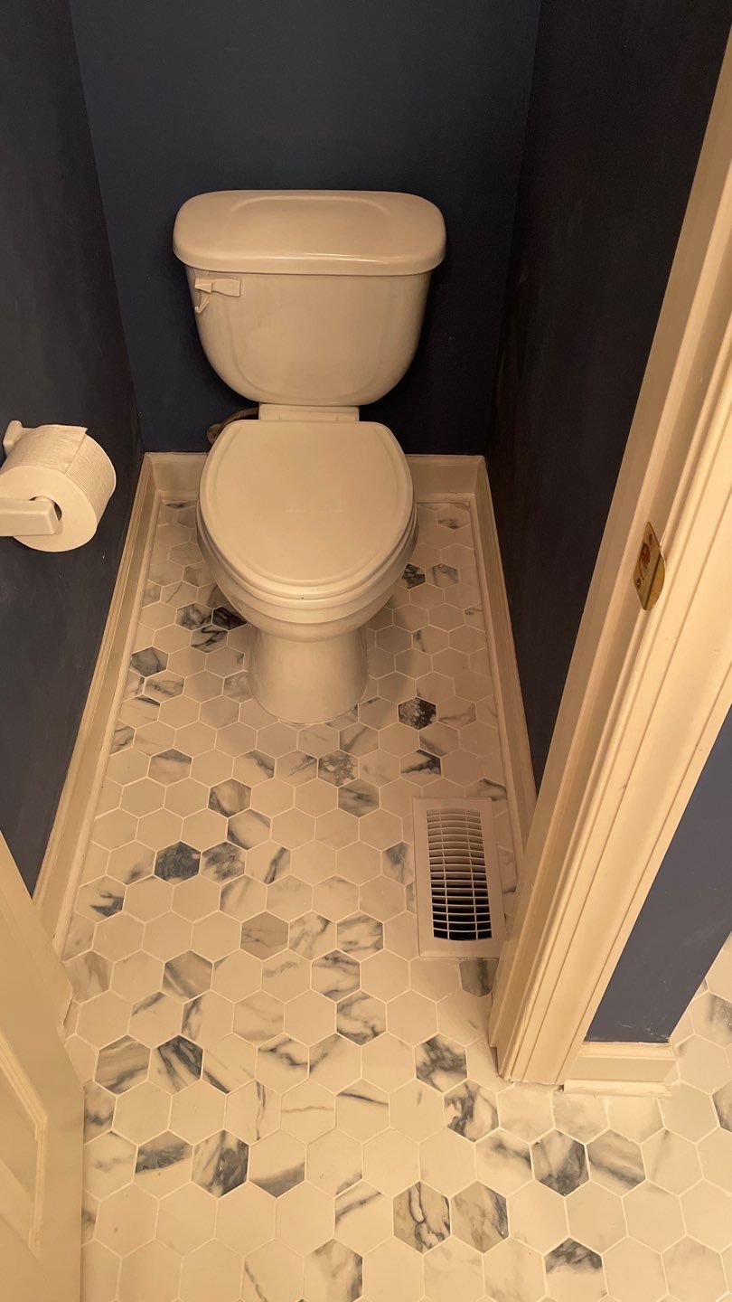 Bathroom Remodel using Tile by Footprints Floors of Coastal Carolina